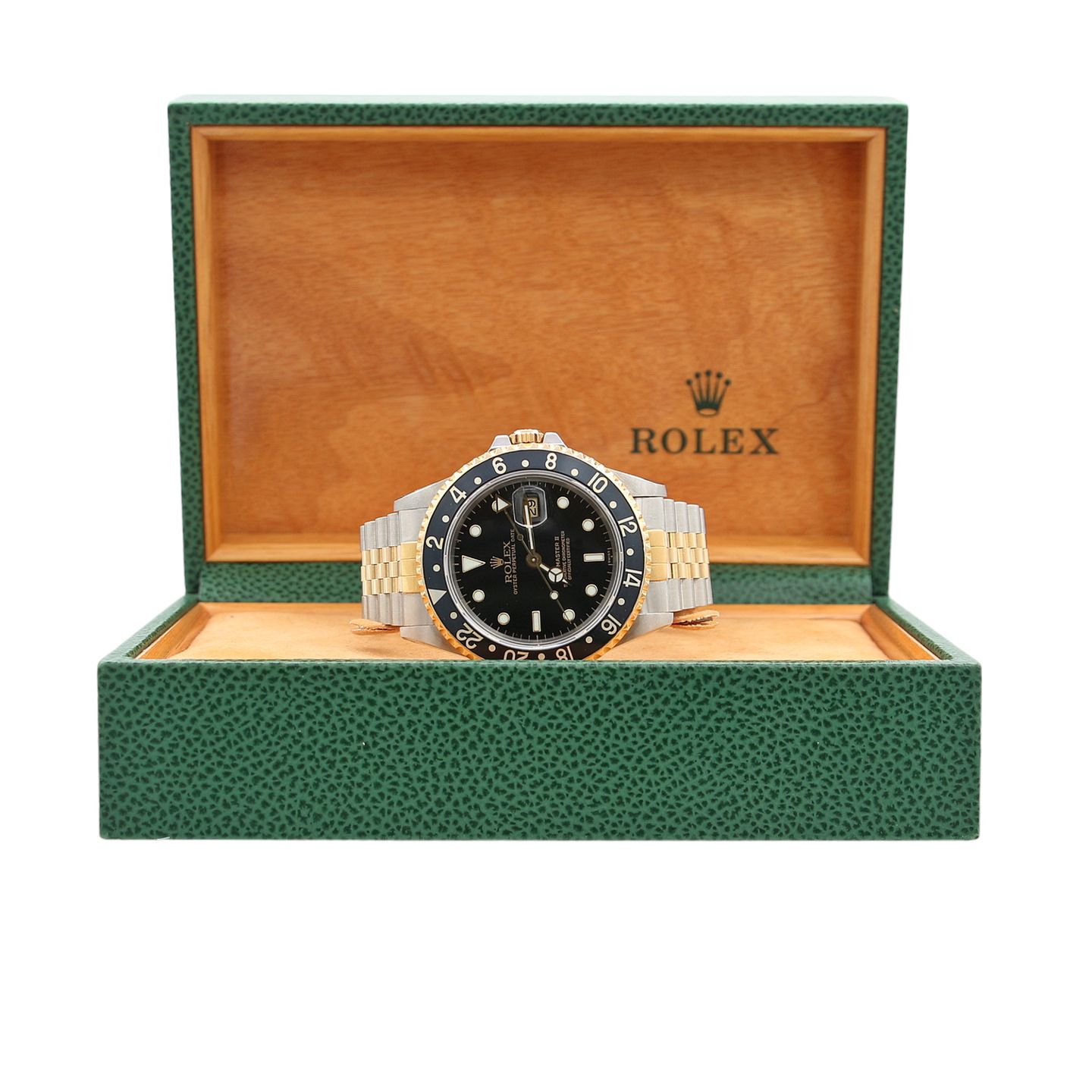 Rolex GMT-Master II 16713 (Onbekend (willekeurig serienummer)) - Zwart wijzerplaat 40mm Goud/Staal (4/8)