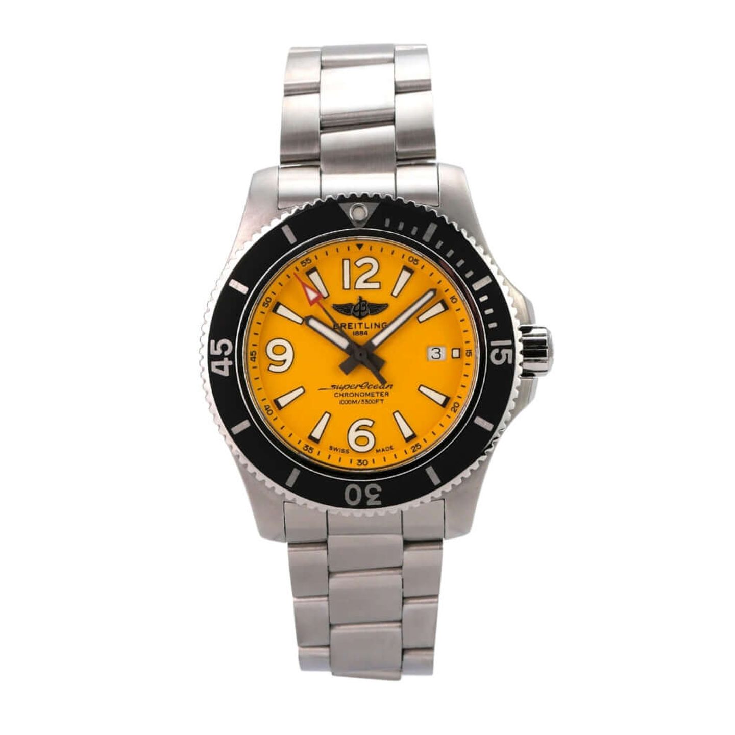 Breitling Superocean 44 A17367021I1A1 (2021) - Yellow dial 44 mm Steel case (2/8)