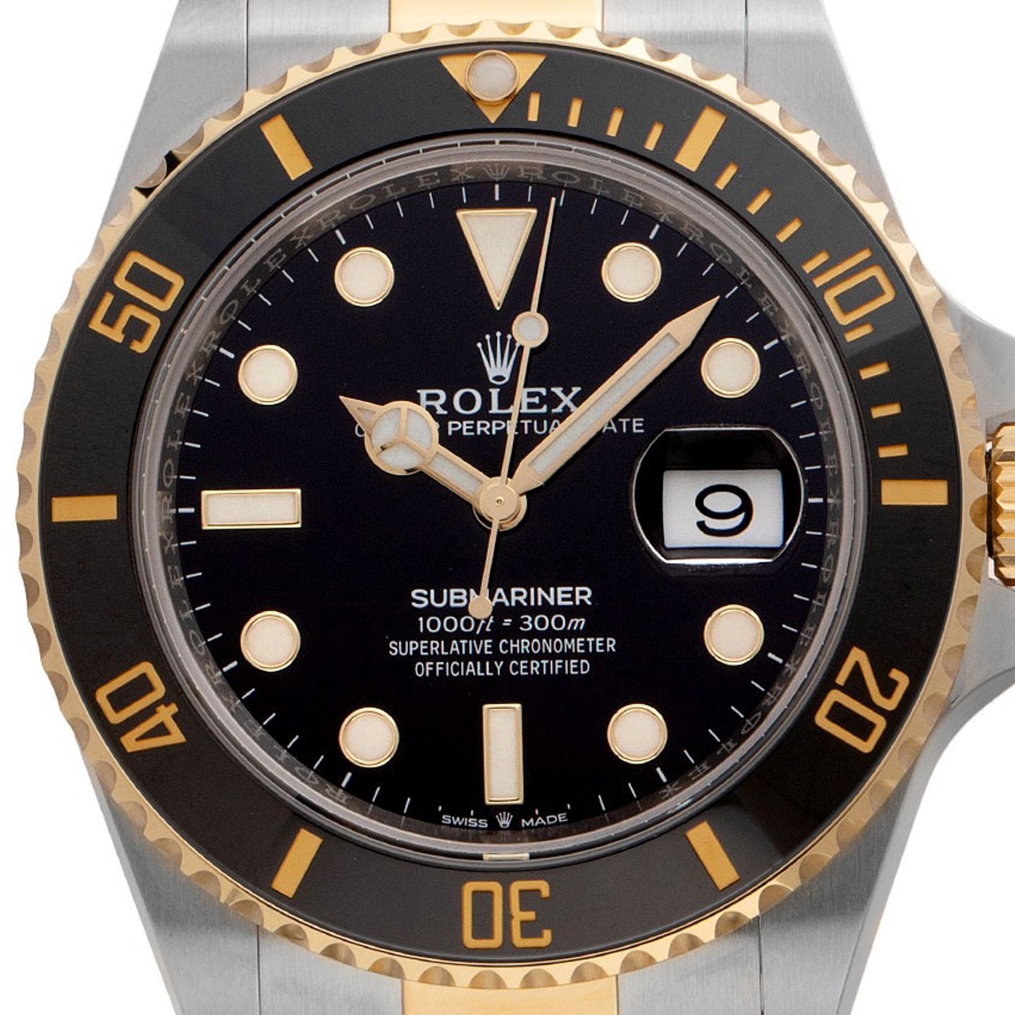 Rolex Submariner Date 126613LN (2022) - Black dial 41 mm Gold/Steel case (1/7)