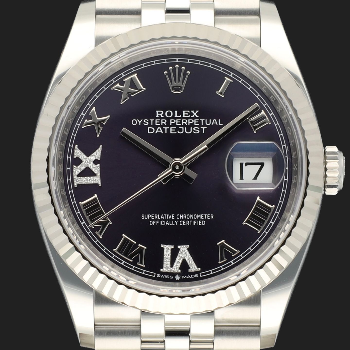 Rolex Datejust 36 126234 (2022) - Groen wijzerplaat 36mm Staal (2/8)