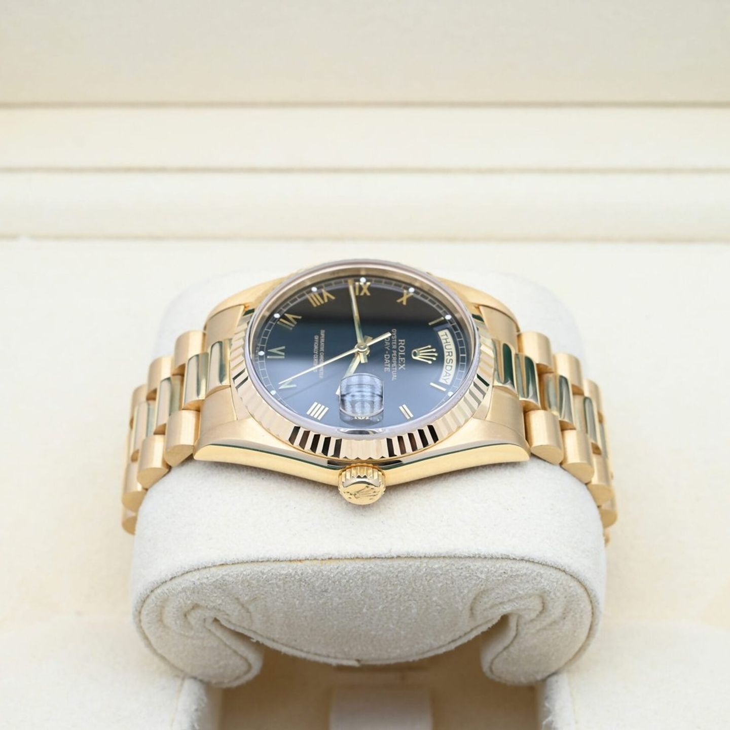 Rolex Day-Date 36 18238 (1989) - 36mm Geelgoud (3/7)