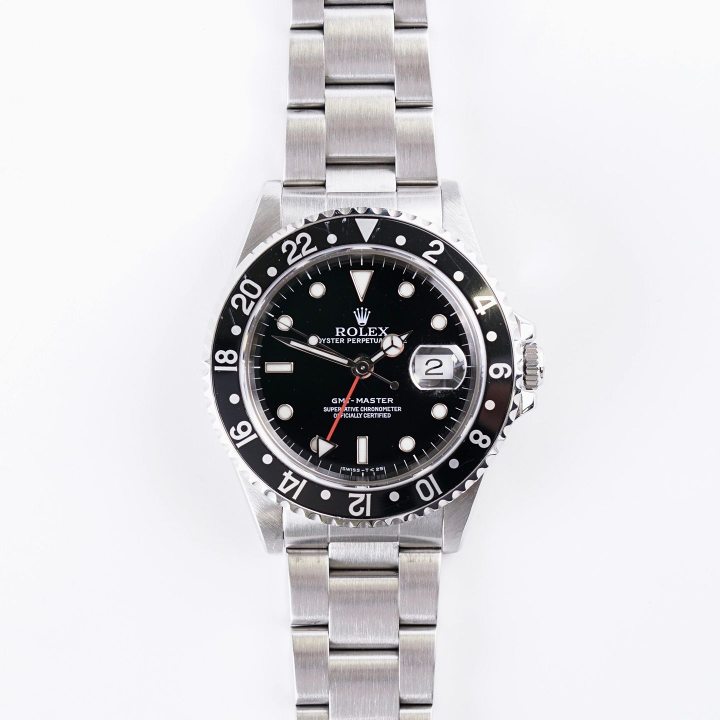 Rolex GMT-Master 16700 (1997) - Black dial 40 mm Steel case (3/8)