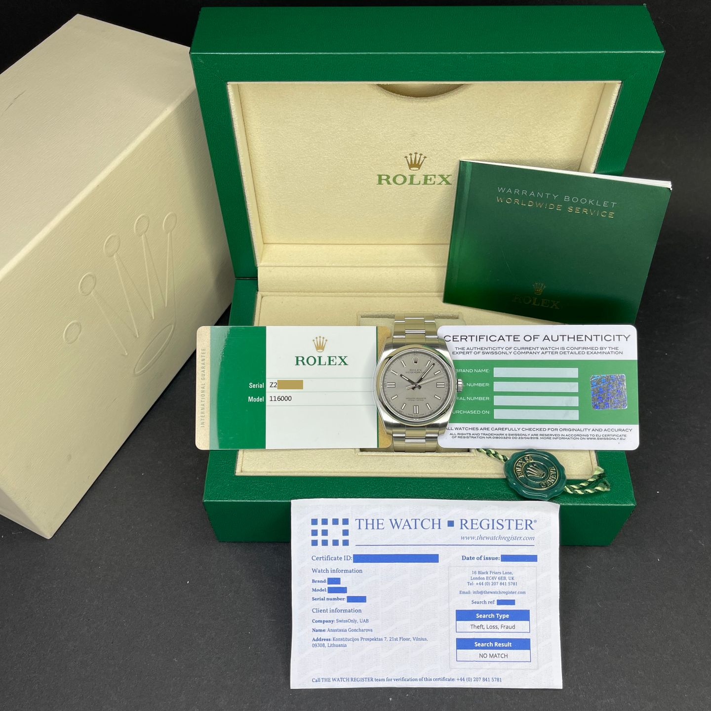Rolex Oyster Perpetual 36 116000 (2017) - 36mm Staal (3/8)