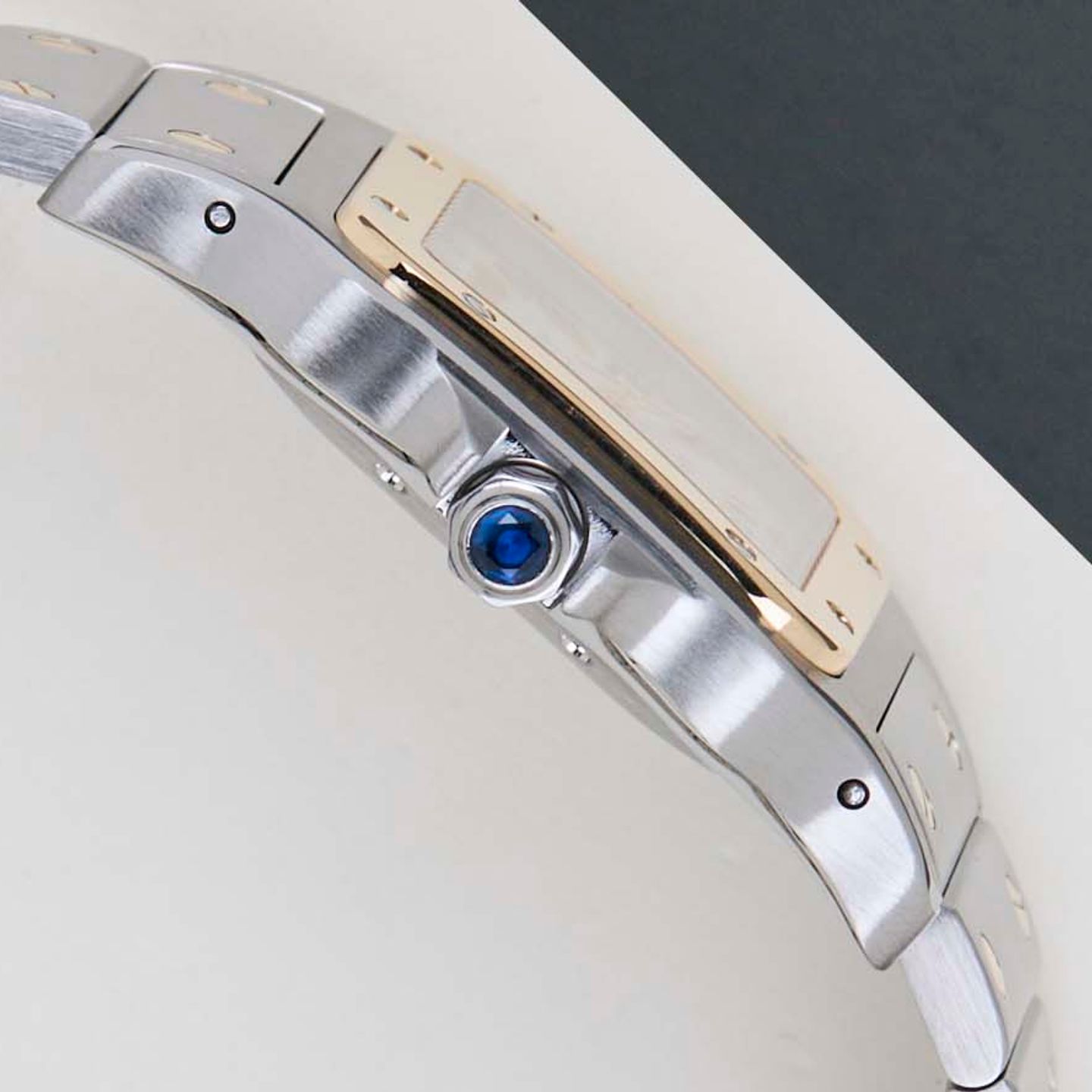 Cartier Santos Galbée 2319 (2001) - Zilver wijzerplaat 29mm Staal (8/8)