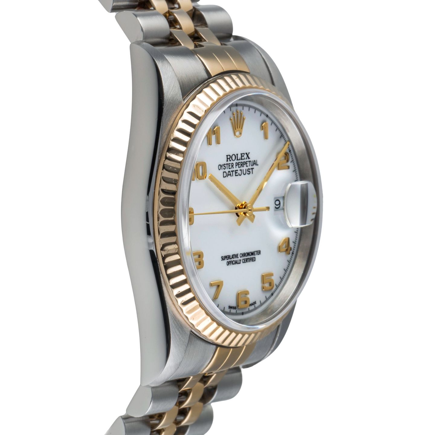 Rolex Datejust 36 16233 (2001) - 36 mm Gold/Steel case (7/8)