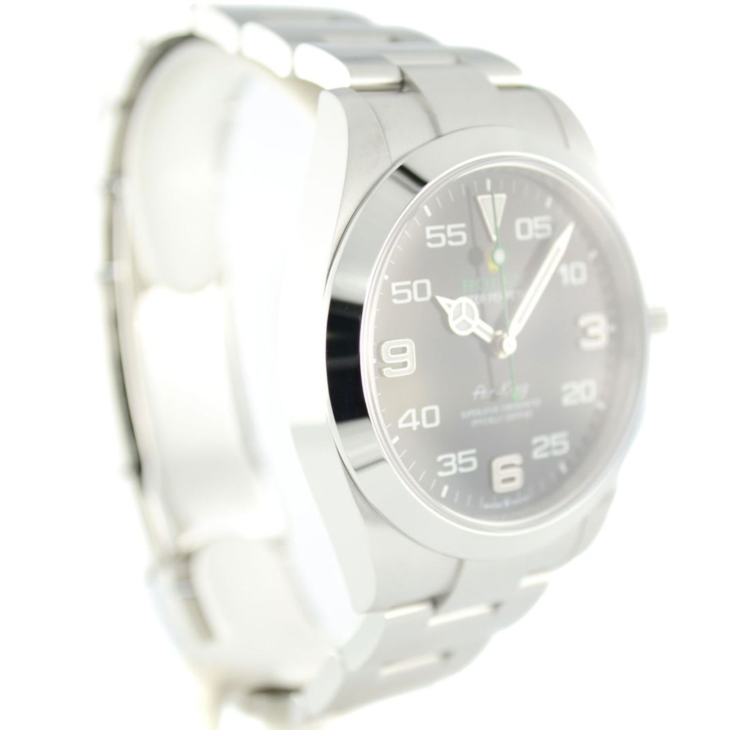 Rolex Air-King 126900 (2023) - Black dial 40 mm Steel case (6/7)