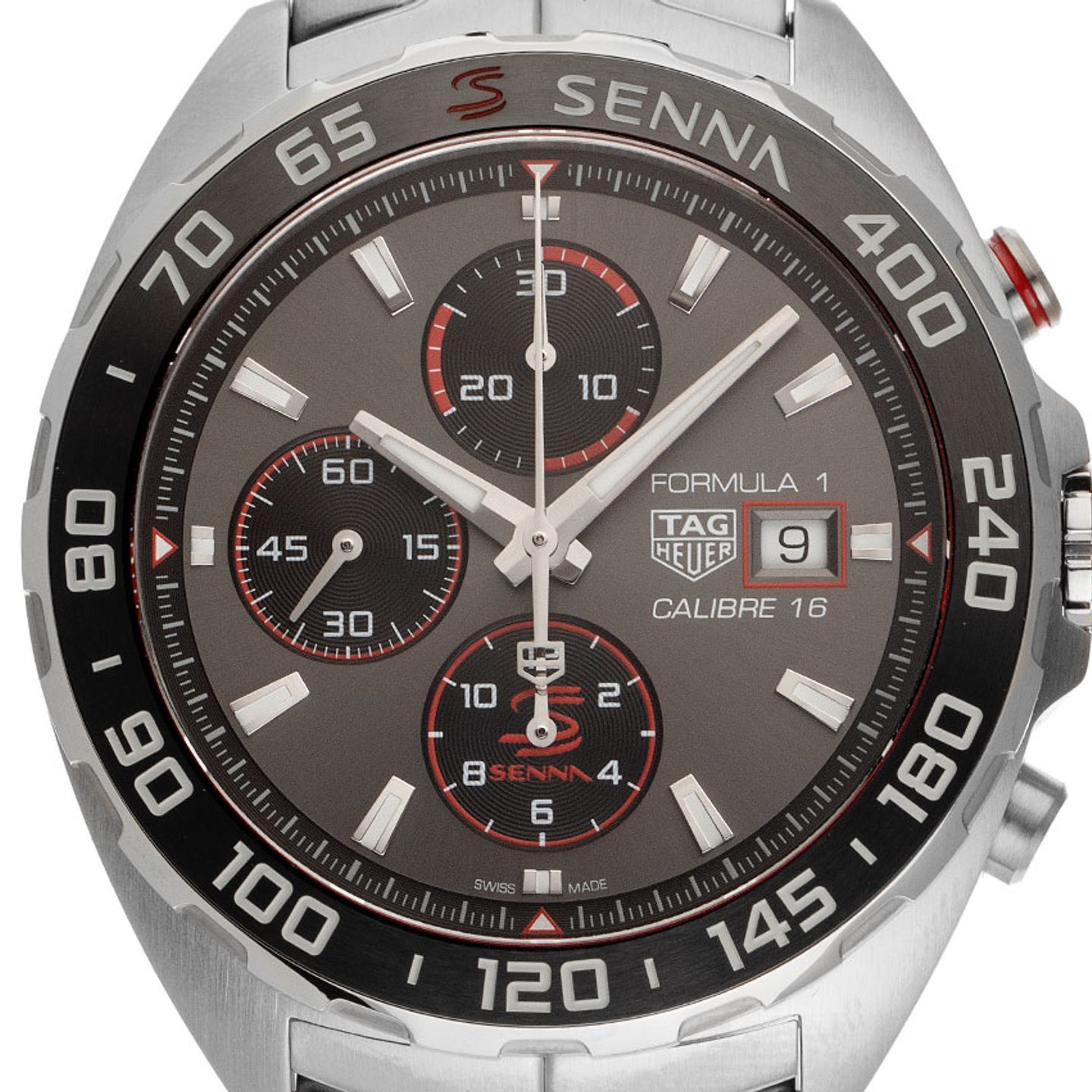 TAG Heuer Formula 1 CAZ201D.BA0633 (2023) - Grijs wijzerplaat 44mm Staal (1/7)