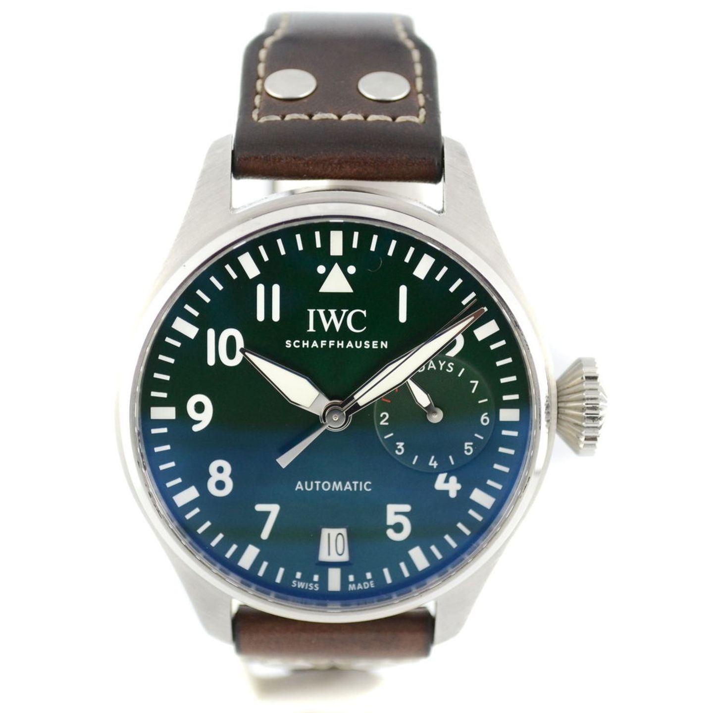 IWC Big Pilot IW501015 (2022) - Green dial 46 mm Steel case (1/7)