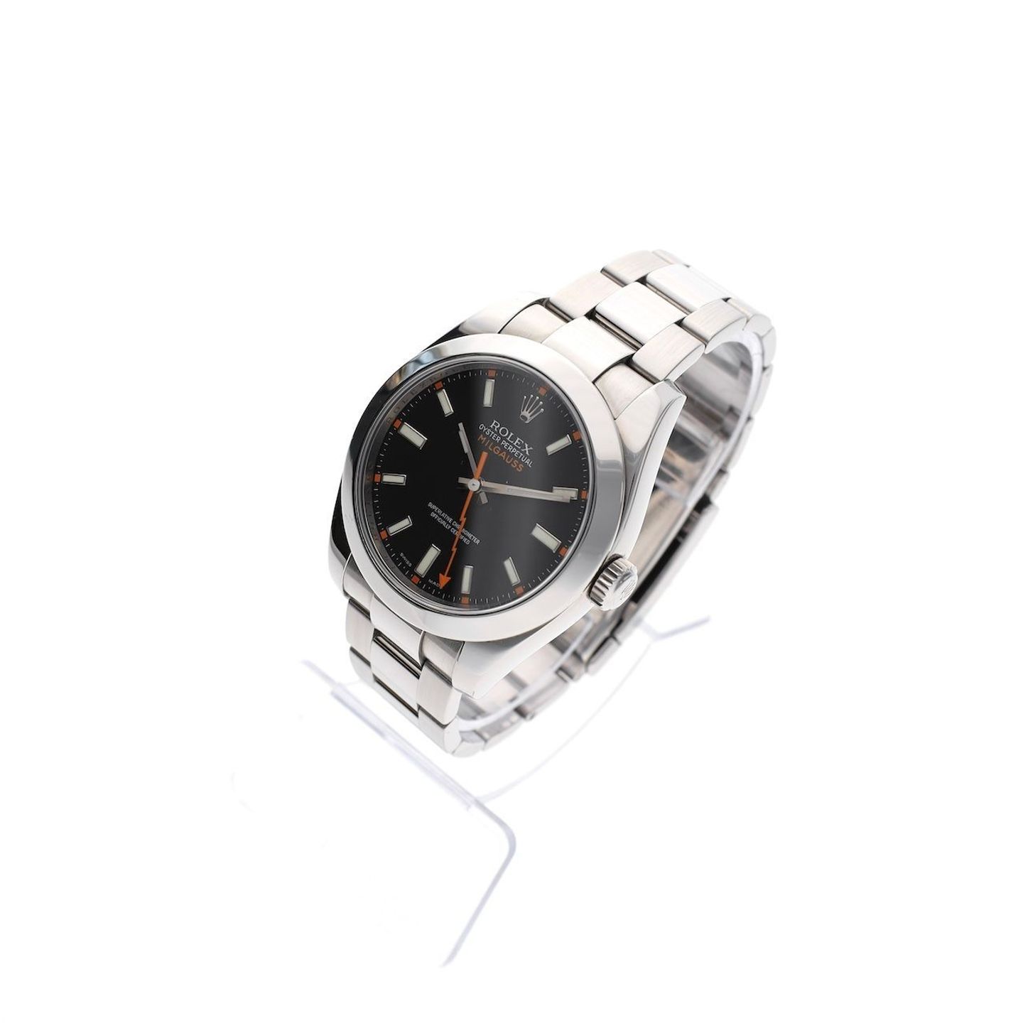 Rolex Milgauss 116400 (2008) - 40 mm Steel case (3/8)
