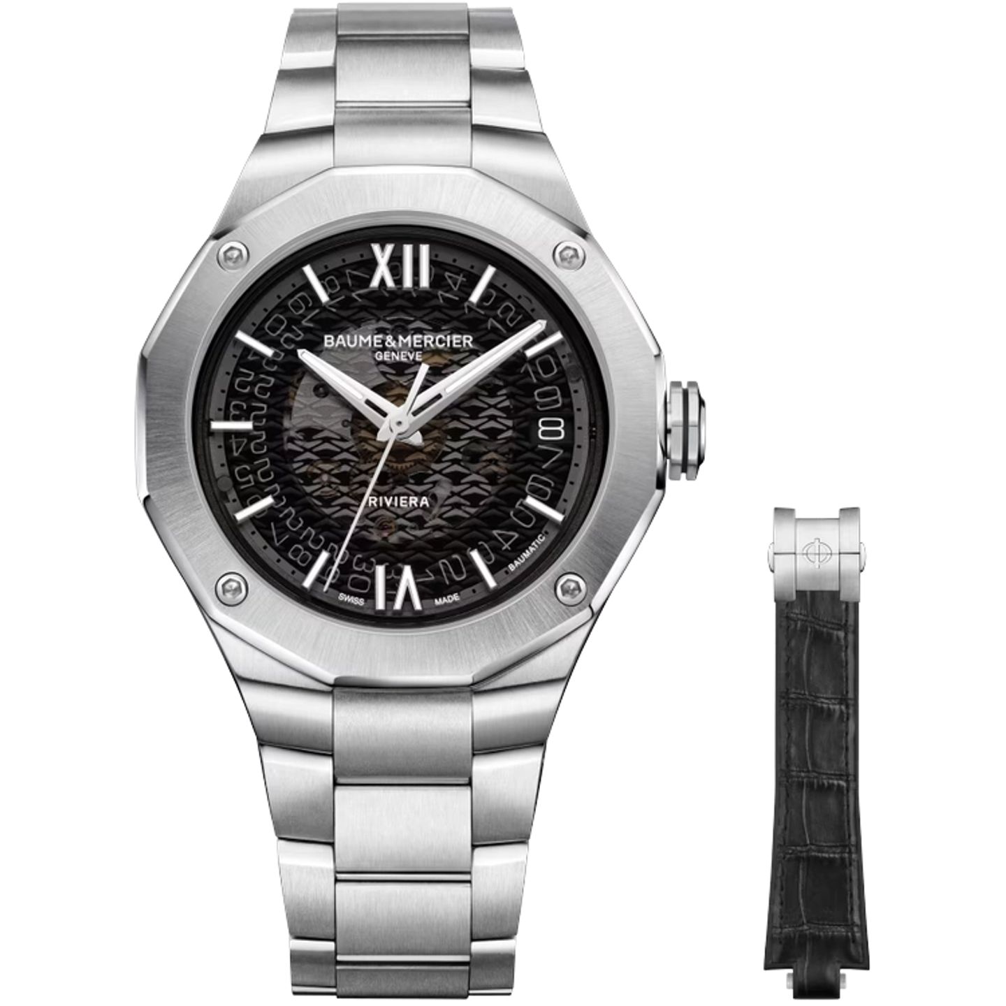 Baume & Mercier Riviera M0A10748 (2026) - Grey dial 39 mm Steel case (1/1)