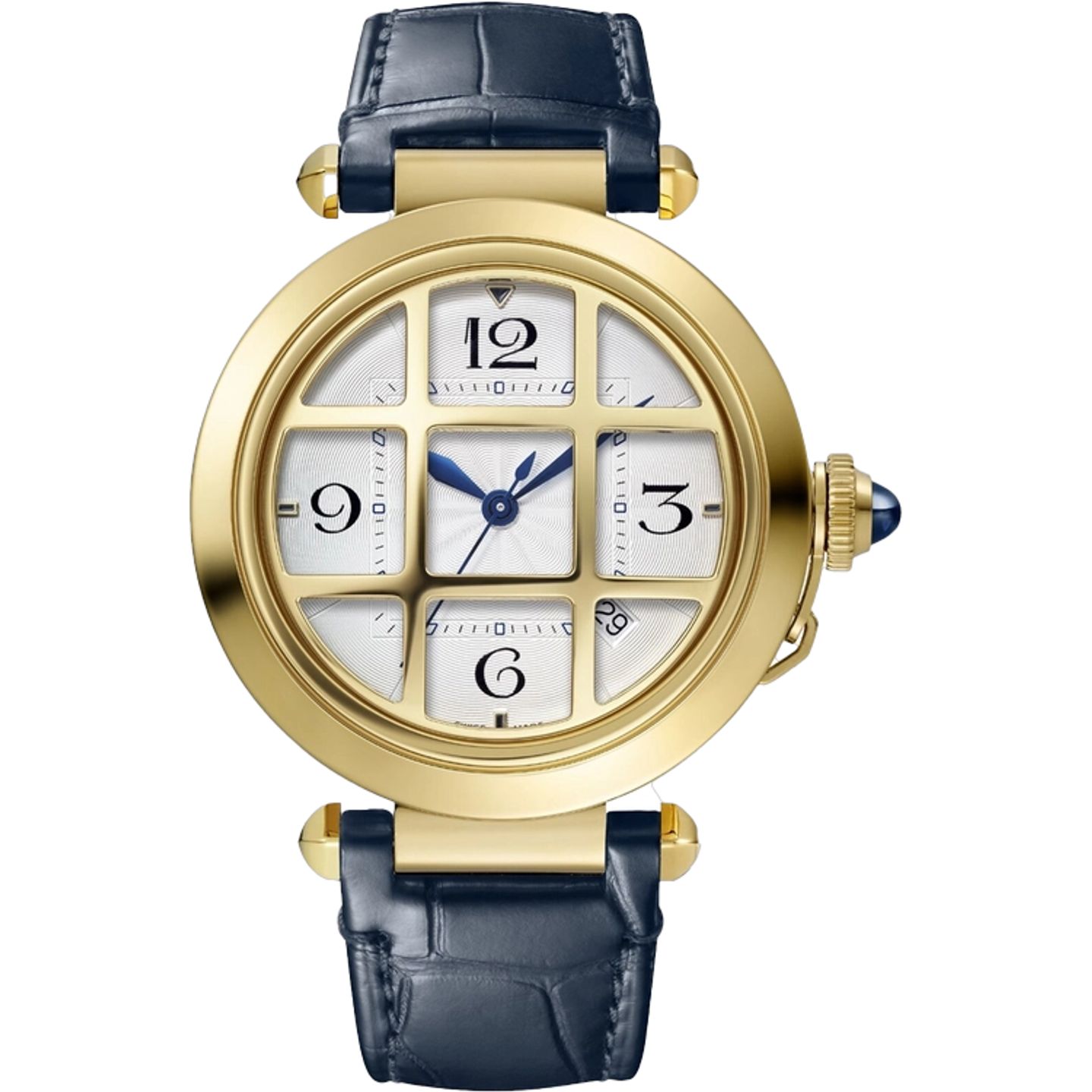 Cartier Pasha WGPA0019 (2025) - Silver dial 41 mm Yellow Gold case (1/1)