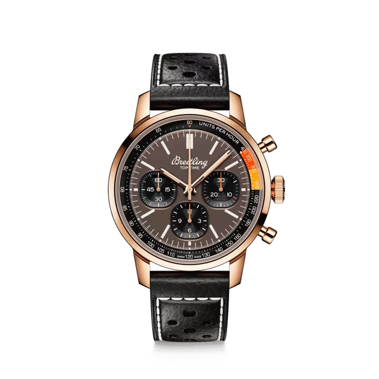 Breitling Top Time RB01761A1Q1X1 (2024) - Brons wijzerplaat 41mm Roodgoud (1/1)