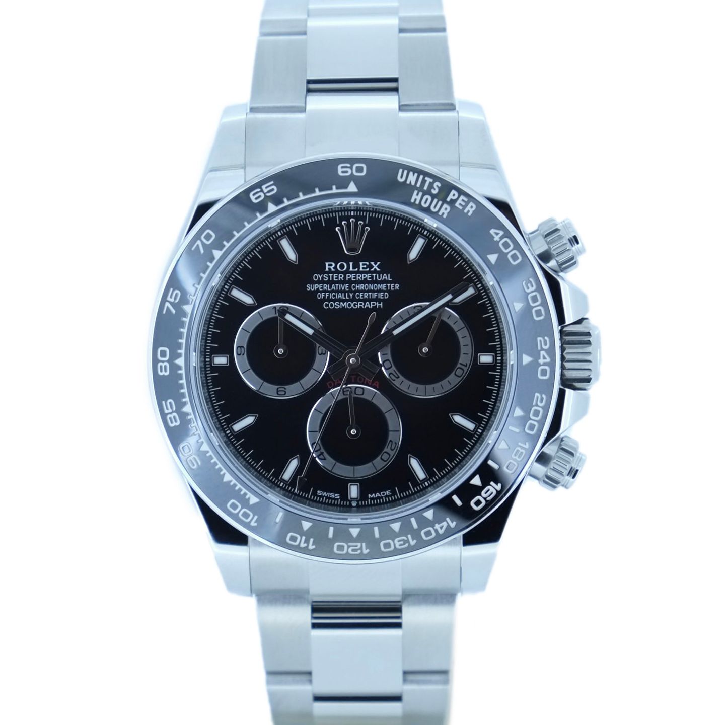 Rolex Daytona 126500LN (2024) - Zwart wijzerplaat 40mm Staal (1/6)