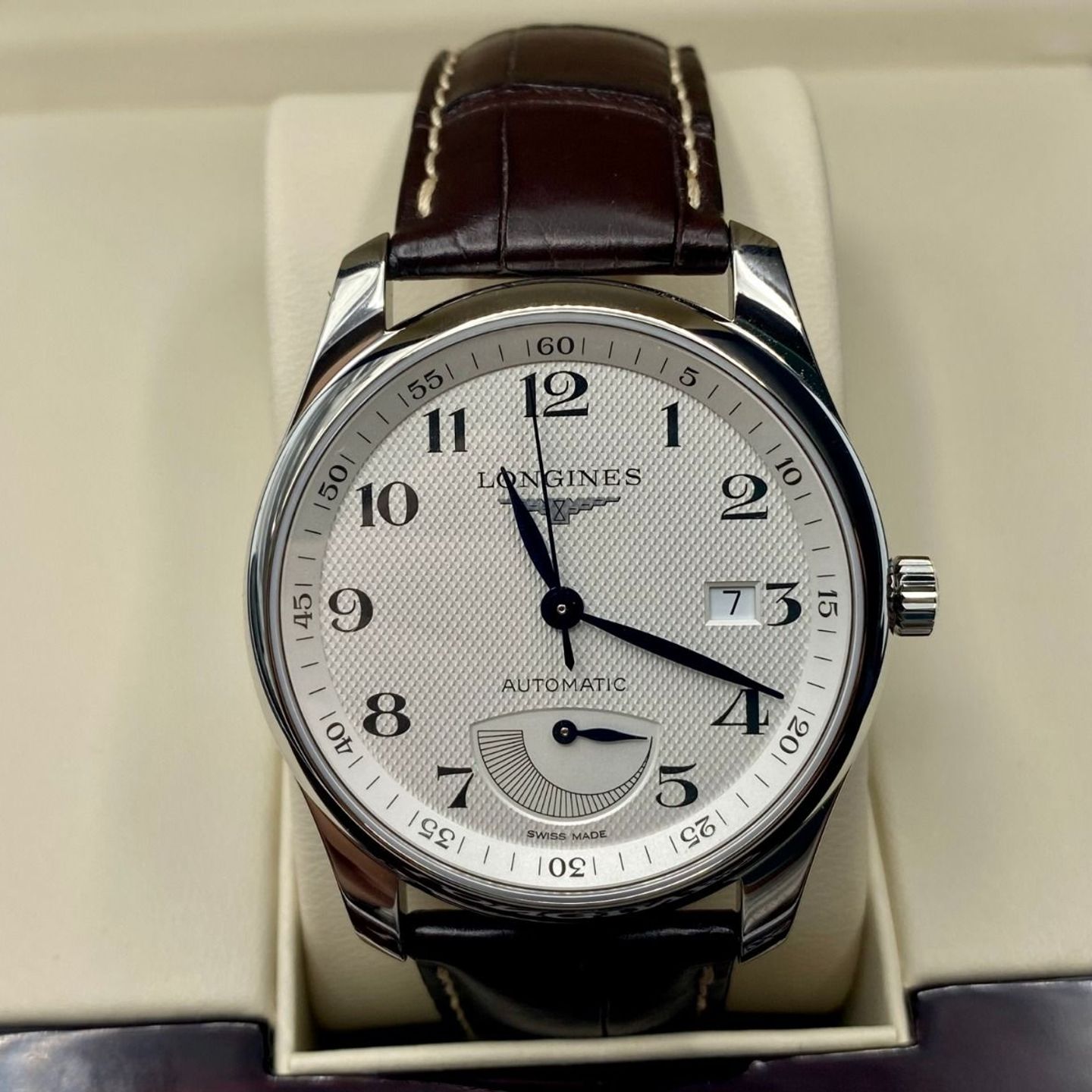 Longines Master Collection L2.908.4.78.3 (2024) - Zilver wijzerplaat 40mm Staal (1/8)