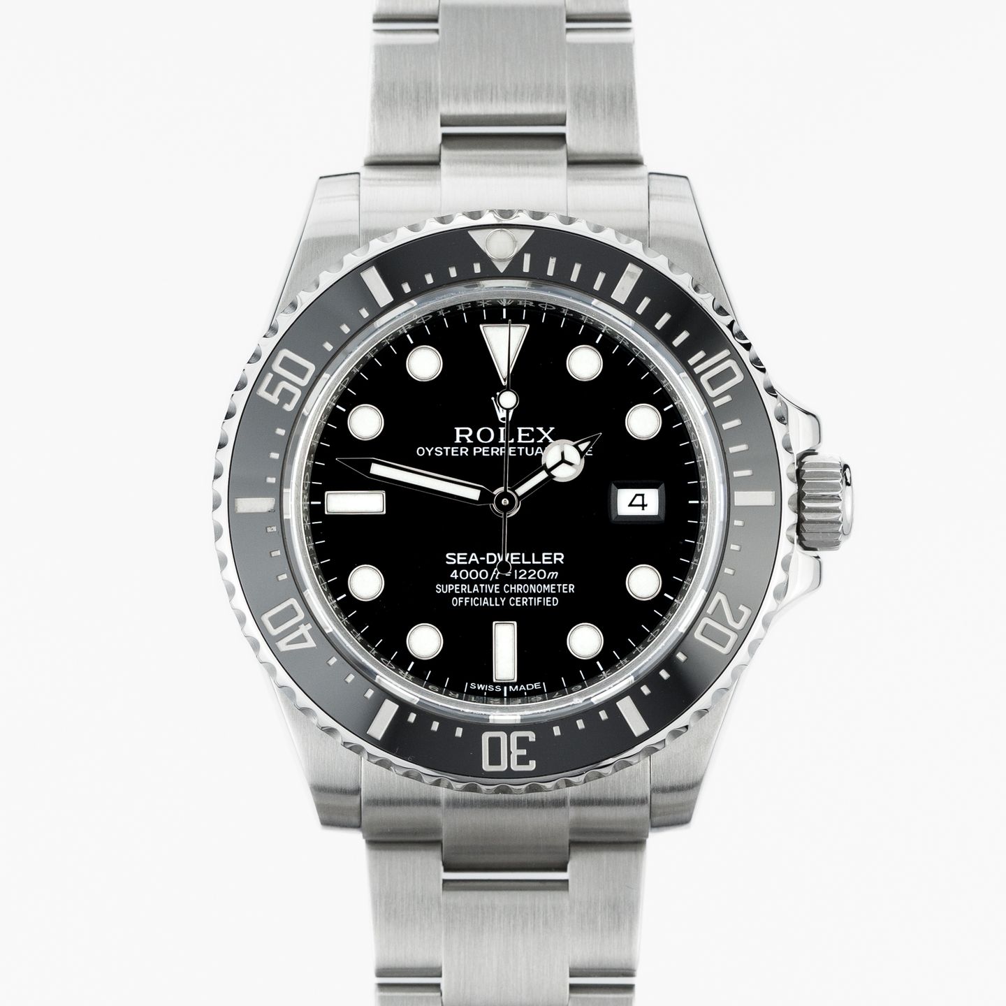 Rolex Sea-Dweller 4000 116600 (Unknown (random serial)) - Black dial 40 mm Steel case (1/8)
