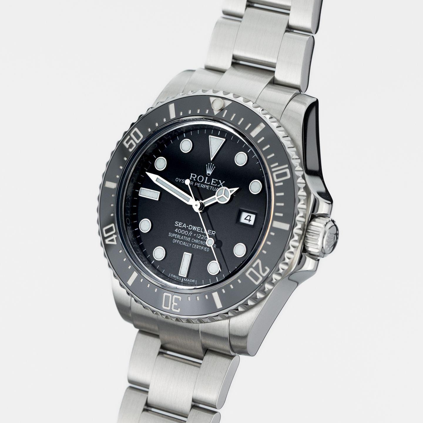 Rolex Sea-Dweller 4000 116600 (Unknown (random serial)) - Black dial 40 mm Steel case (3/8)