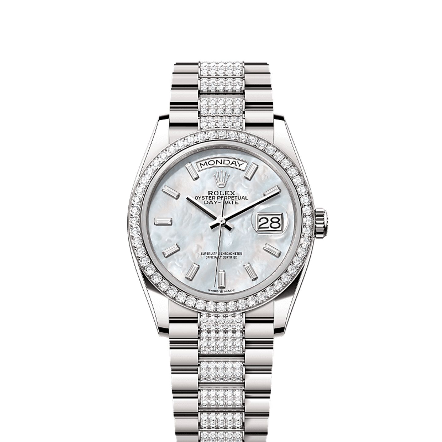 Rolex Day-Date 36 128349RBR (2025) - Wit wijzerplaat 36mm Witgoud (1/1)