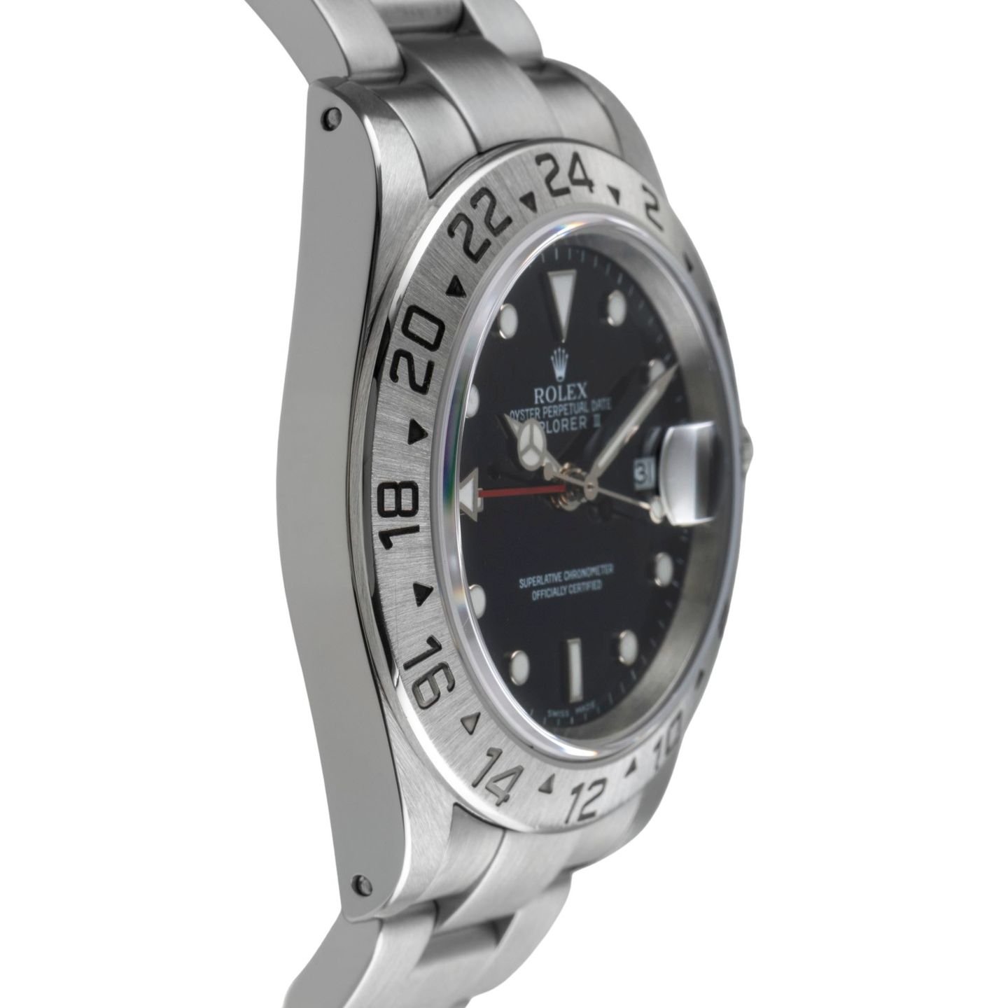 Rolex Explorer II 16570 (2002) - 40mm Staal (7/8)