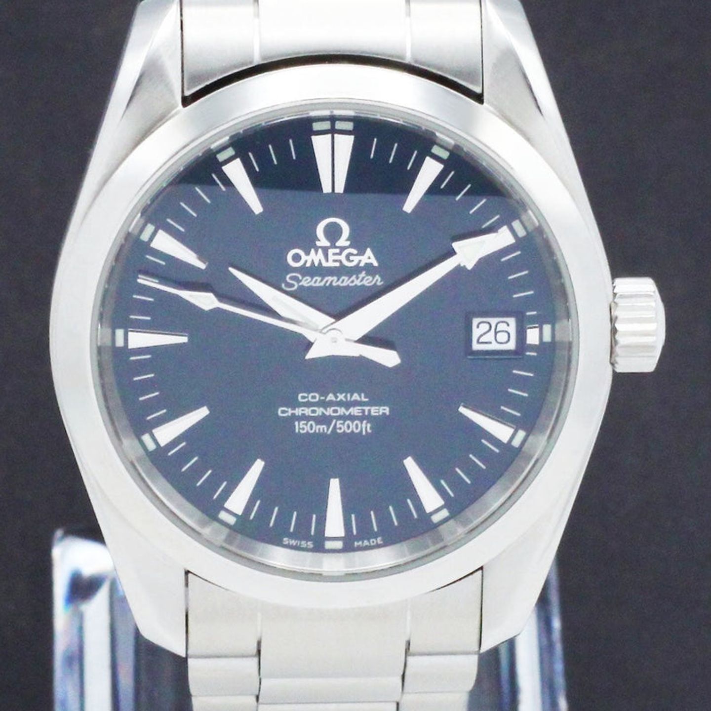 Omega Seamaster Aqua Terra 2504.8 (2015) - Blue dial 36 mm Steel case (1/7)