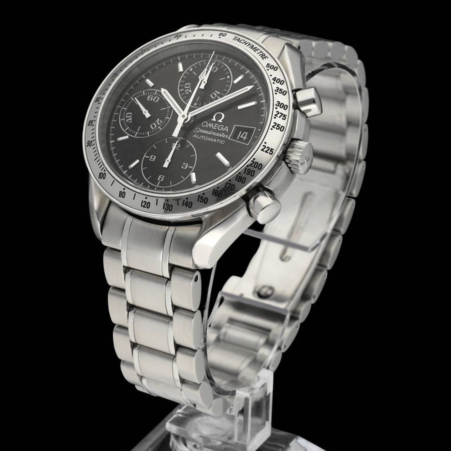 Omega Speedmaster Date 3513.5 (2005) - Black dial 39 mm Steel case (5/7)