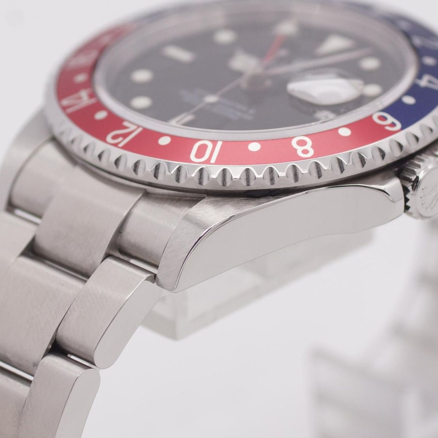 Rolex GMT-Master II 16710 (2007) - Zwart wijzerplaat 40mm Staal (8/8)