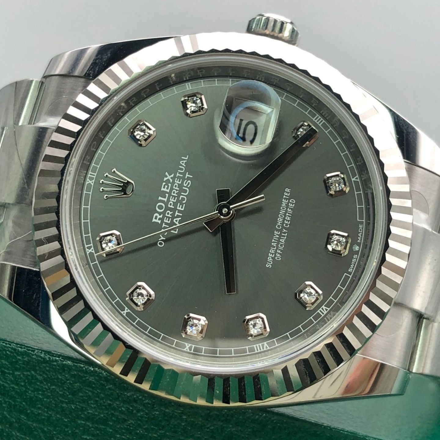 Rolex Datejust 41 126334 (2024) - Grey dial 41 mm Steel case (8/8)