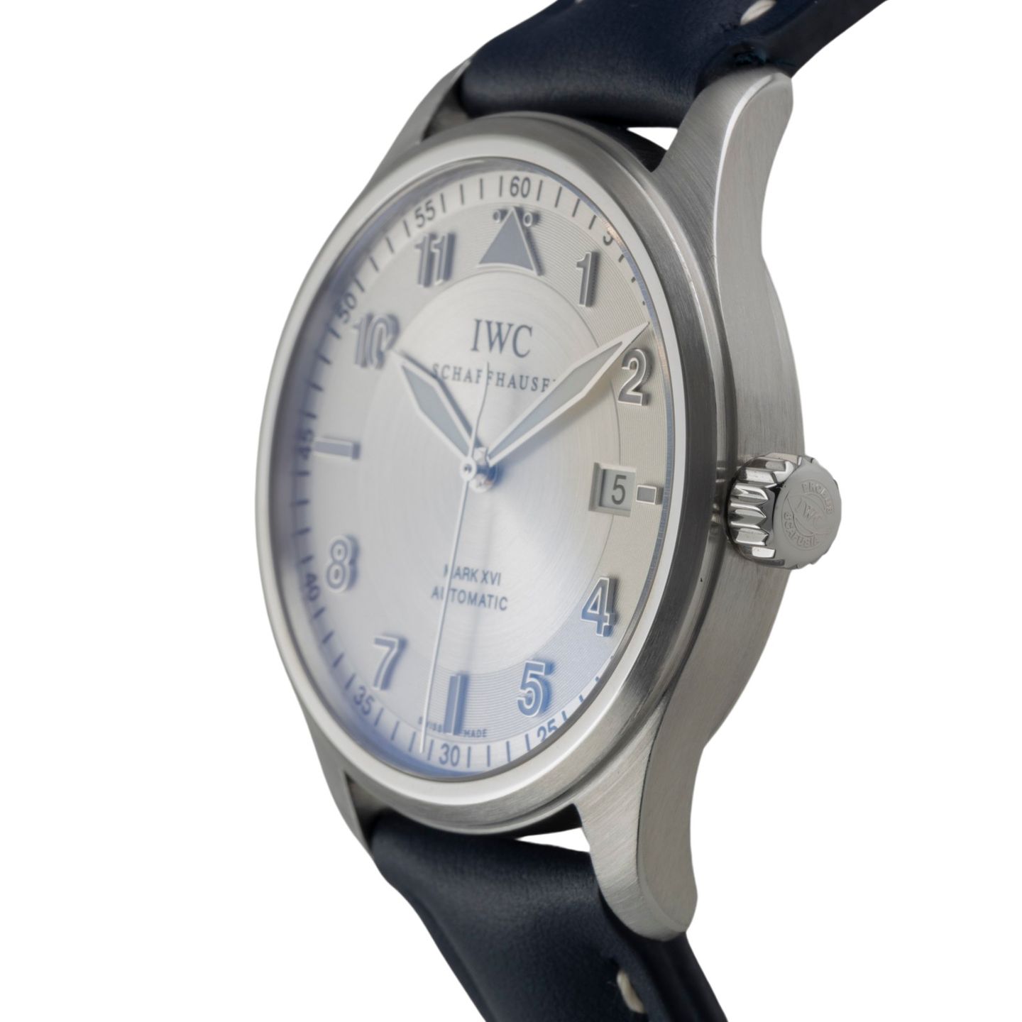 IWC Pilot Mark IW325502 (Onbekend (willekeurig serienummer)) - Zilver wijzerplaat 39mm Staal (6/8)