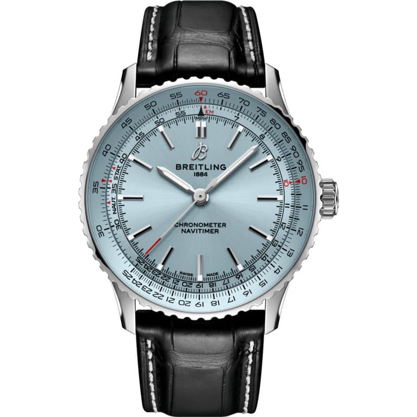 Breitling Navitimer A17329171C1P1 (2024) - Blauw wijzerplaat 41mm Staal (1/1)