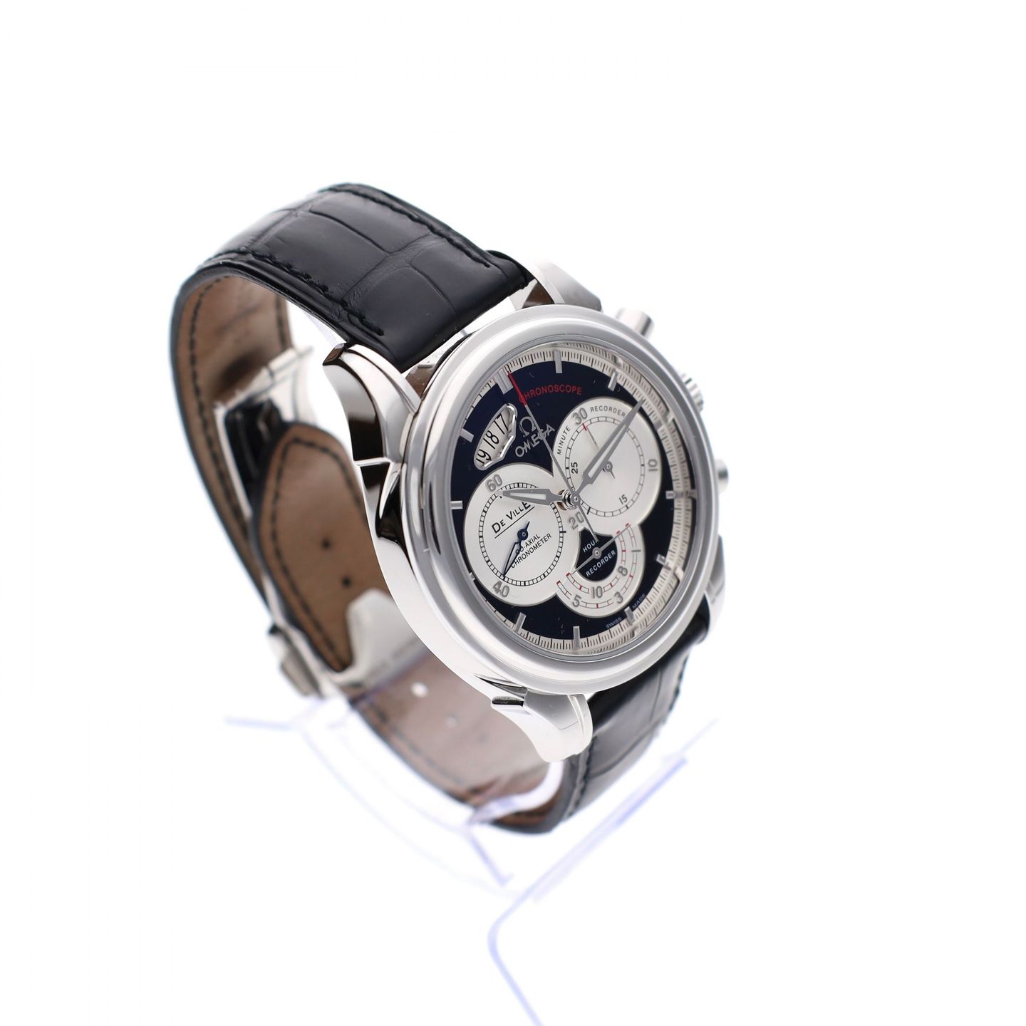 Omega De Ville Co-Axial 4850.50.31 (2011) - Black dial 41 mm Steel case (4/8)