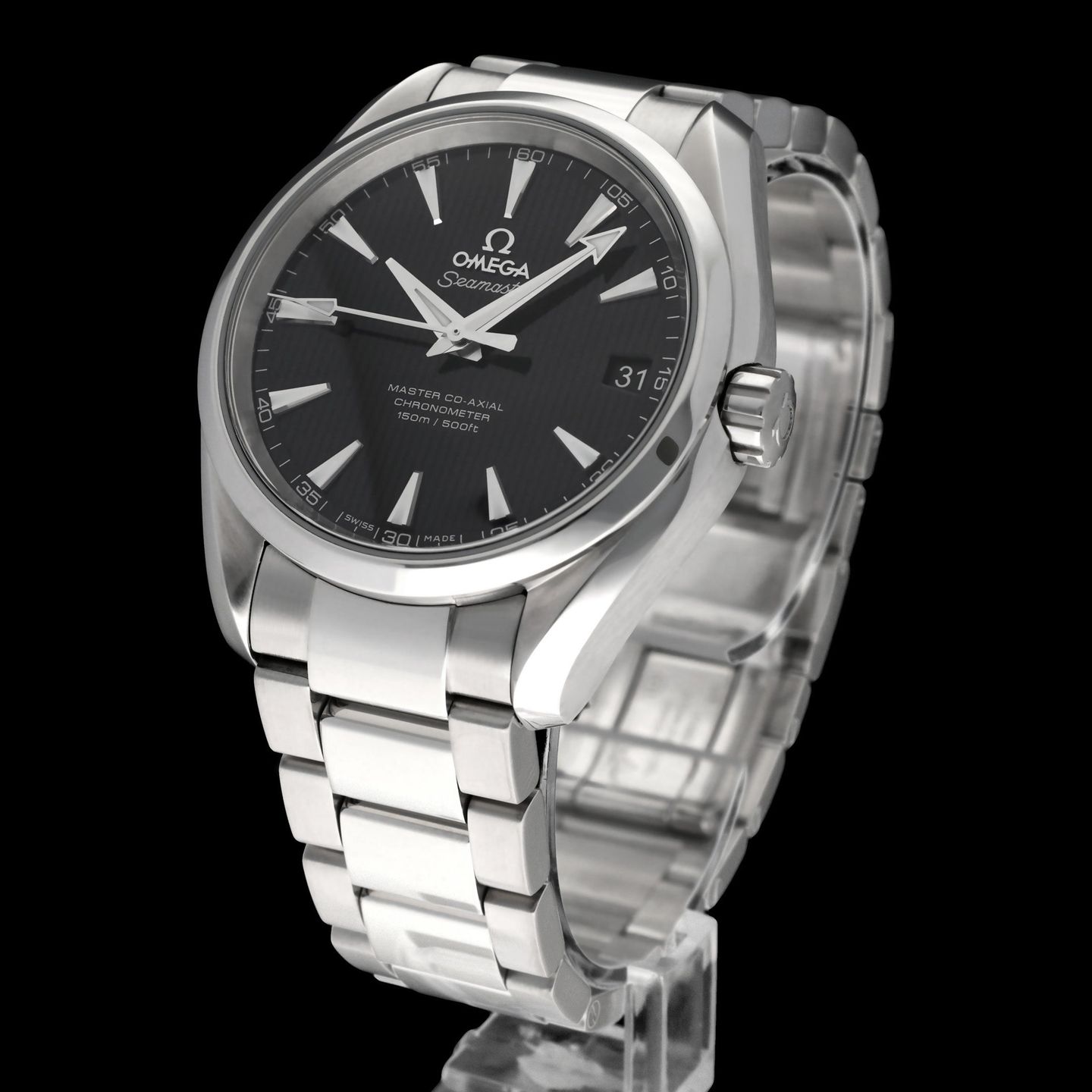 Omega Seamaster Aqua Terra 231.10.39.21.01.002 (2016) - Zwart wijzerplaat 39mm Staal (2/8)