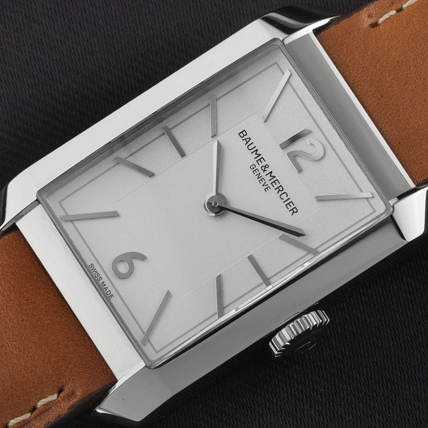 Baume & Mercier Hampton M0A10670 (2025) - Zilver wijzerplaat 43mm Staal (3/7)