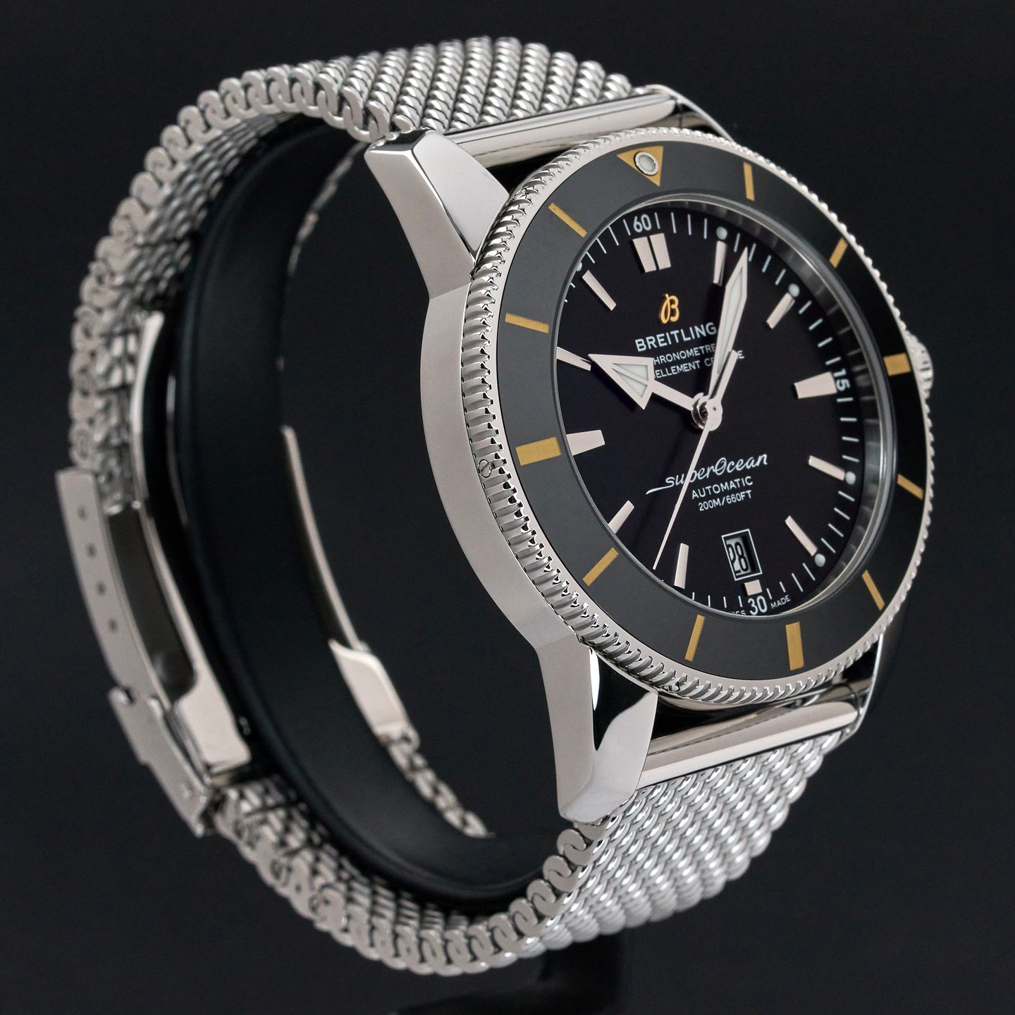 Breitling Superocean Heritage II 46 AB2020 (Unknown (random serial)) - Black dial 46 mm Steel case (5/8)