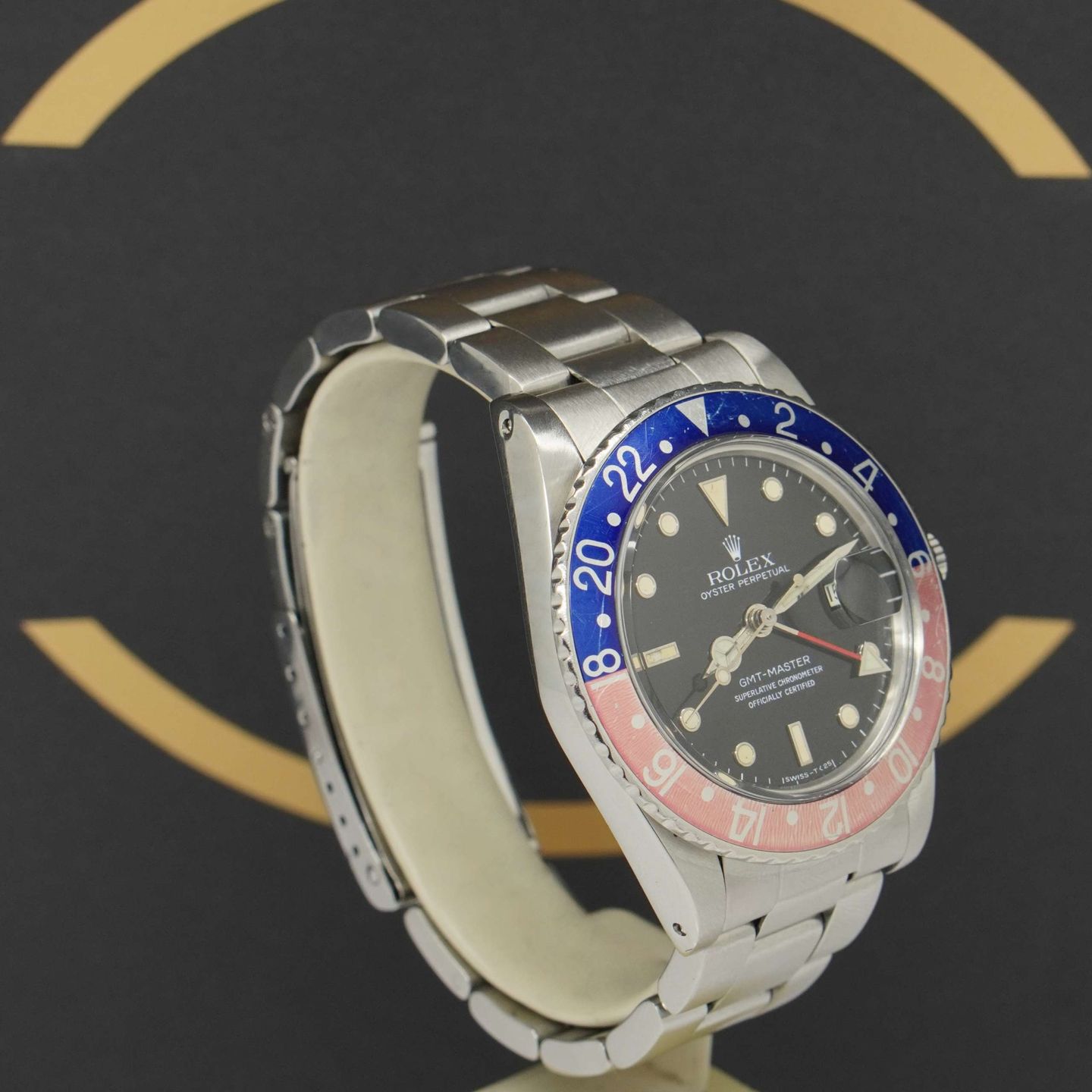 Rolex GMT-Master 16750 (1983) - Zwart wijzerplaat 40mm Staal (3/7)