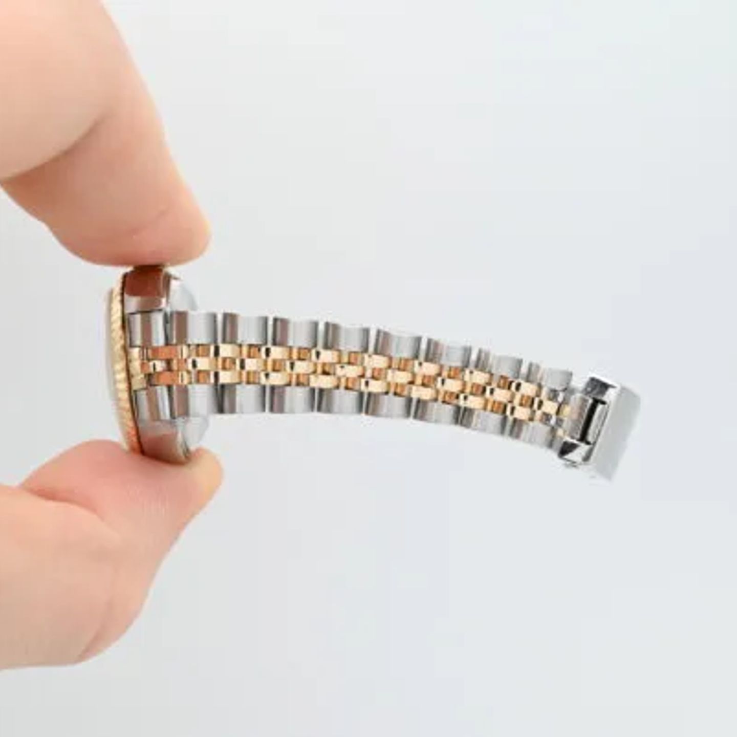 Rolex Lady-Datejust 69173 (1995) - Grey dial 26 mm Gold/Steel case (7/7)