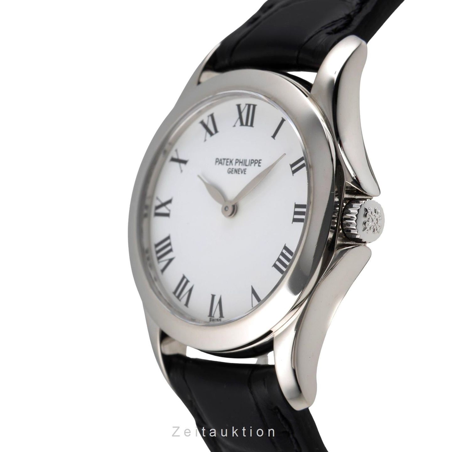 Patek Philippe Calatrava 4905 (2000) - White dial 28 mm White Gold case (5/8)