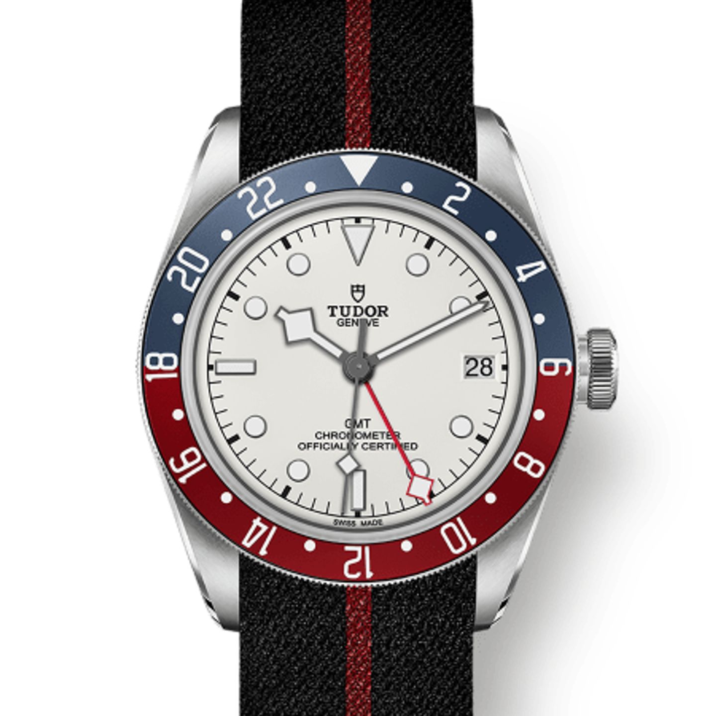 Tudor Black Bay GMT 79830RB (2024) - Wit wijzerplaat 41mm Staal (1/1)