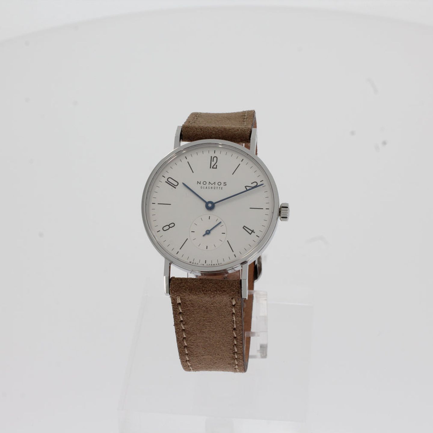 NOMOS Tangente 33 123 (2024) - Wit wijzerplaat 33mm Staal (1/4)