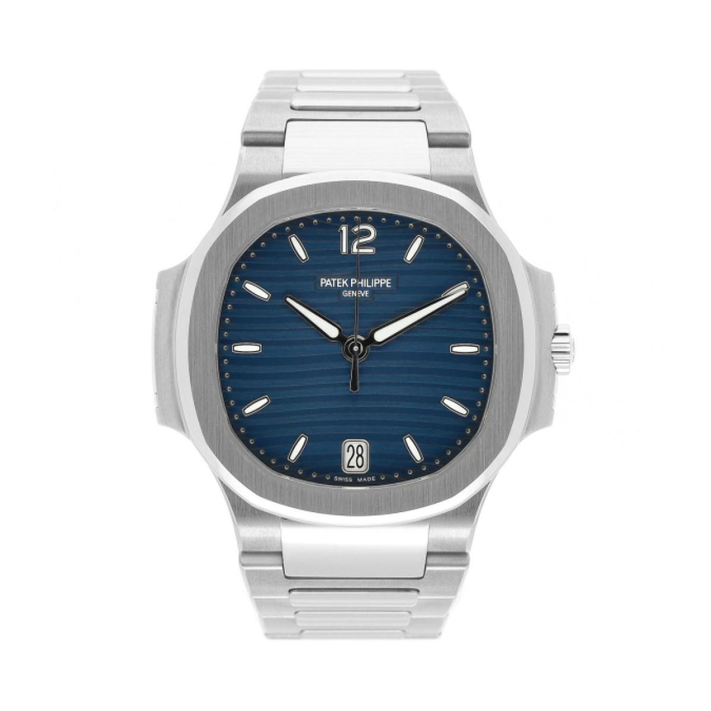 Patek Philippe Nautilus 7118/1A-001 (2018) - Blue dial 35 mm Steel case (1/5)
