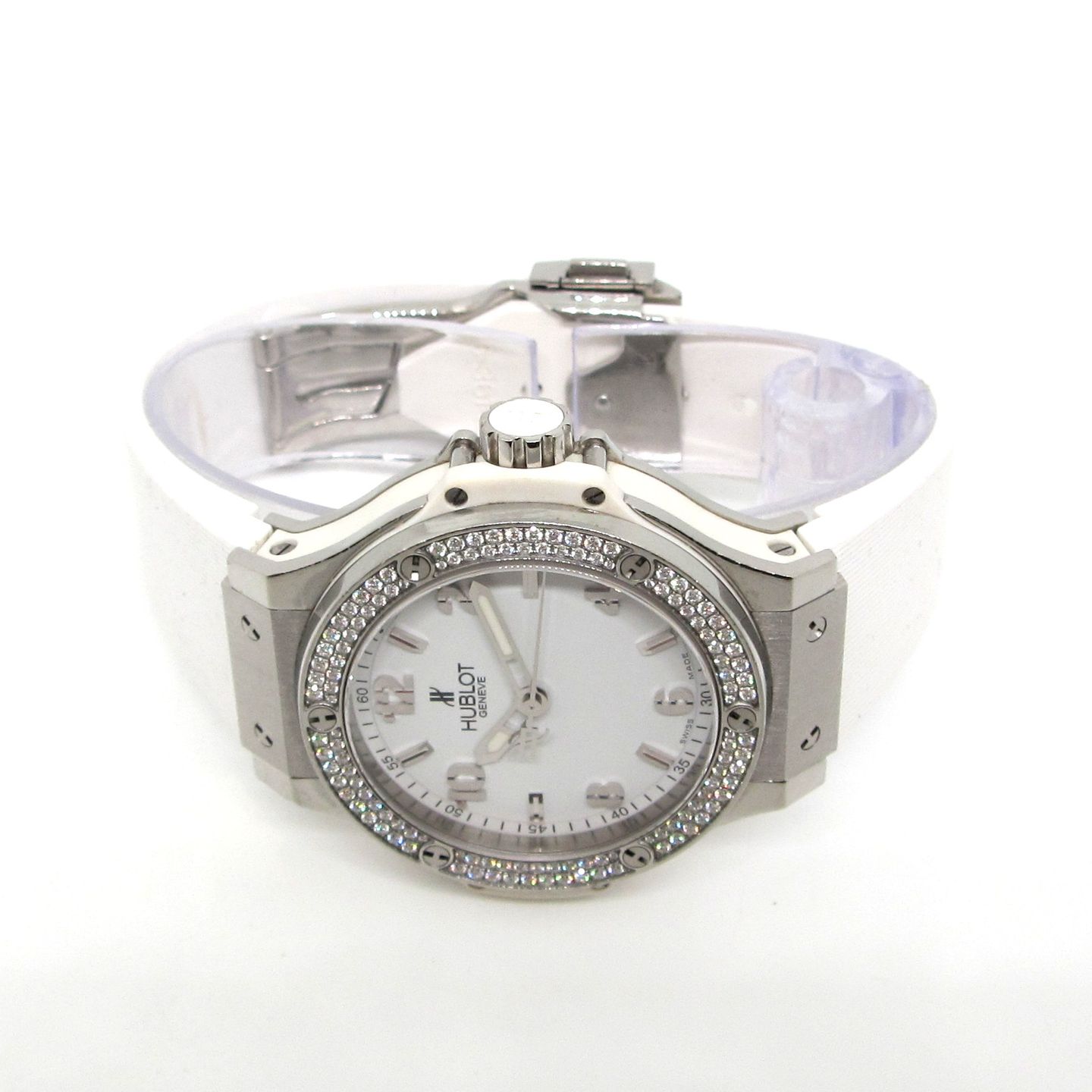 Hublot Big Bang 38 mm 361.SE.2010.RW.1104 (2013) - White dial 38 mm Steel case (2/6)