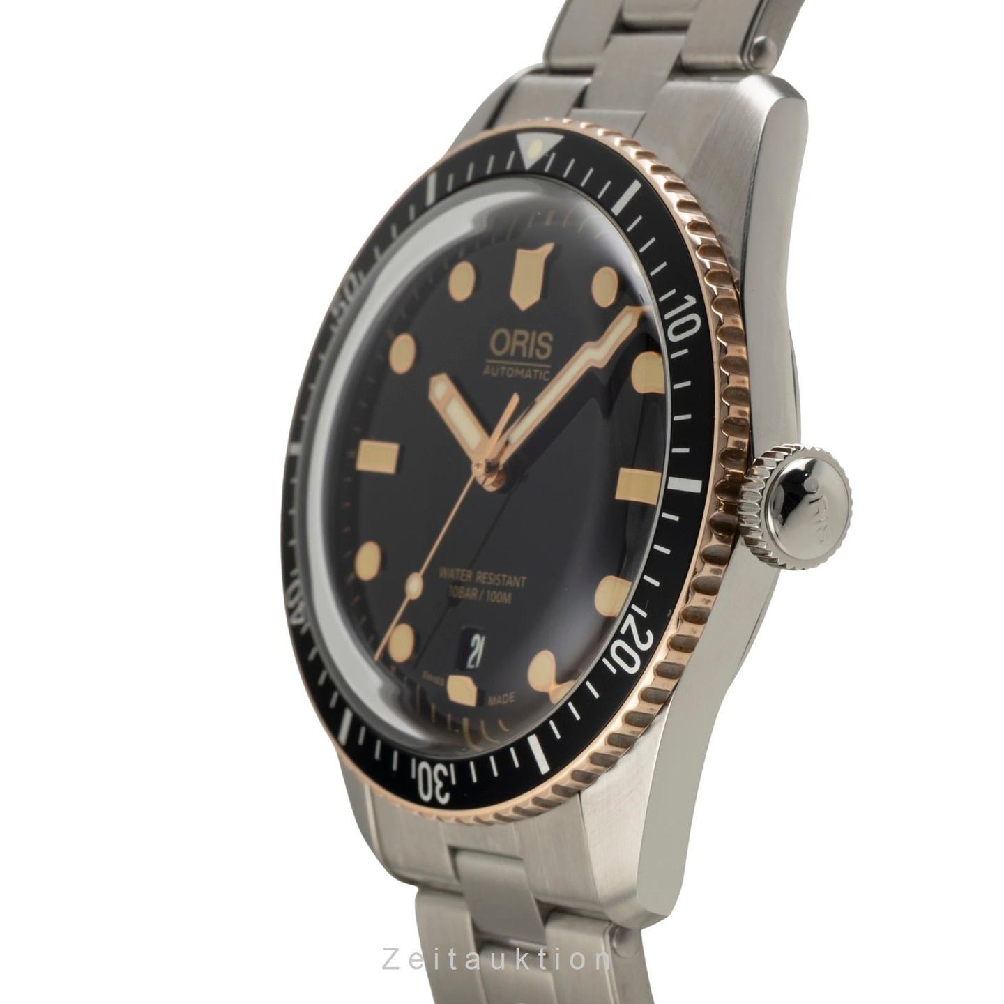 Oris Divers Sixty Five 01 733 7707 4354-07 4 20 18 (Onbekend (willekeurig serienummer)) - Zwart wijzerplaat 40mm Staal (5/8)