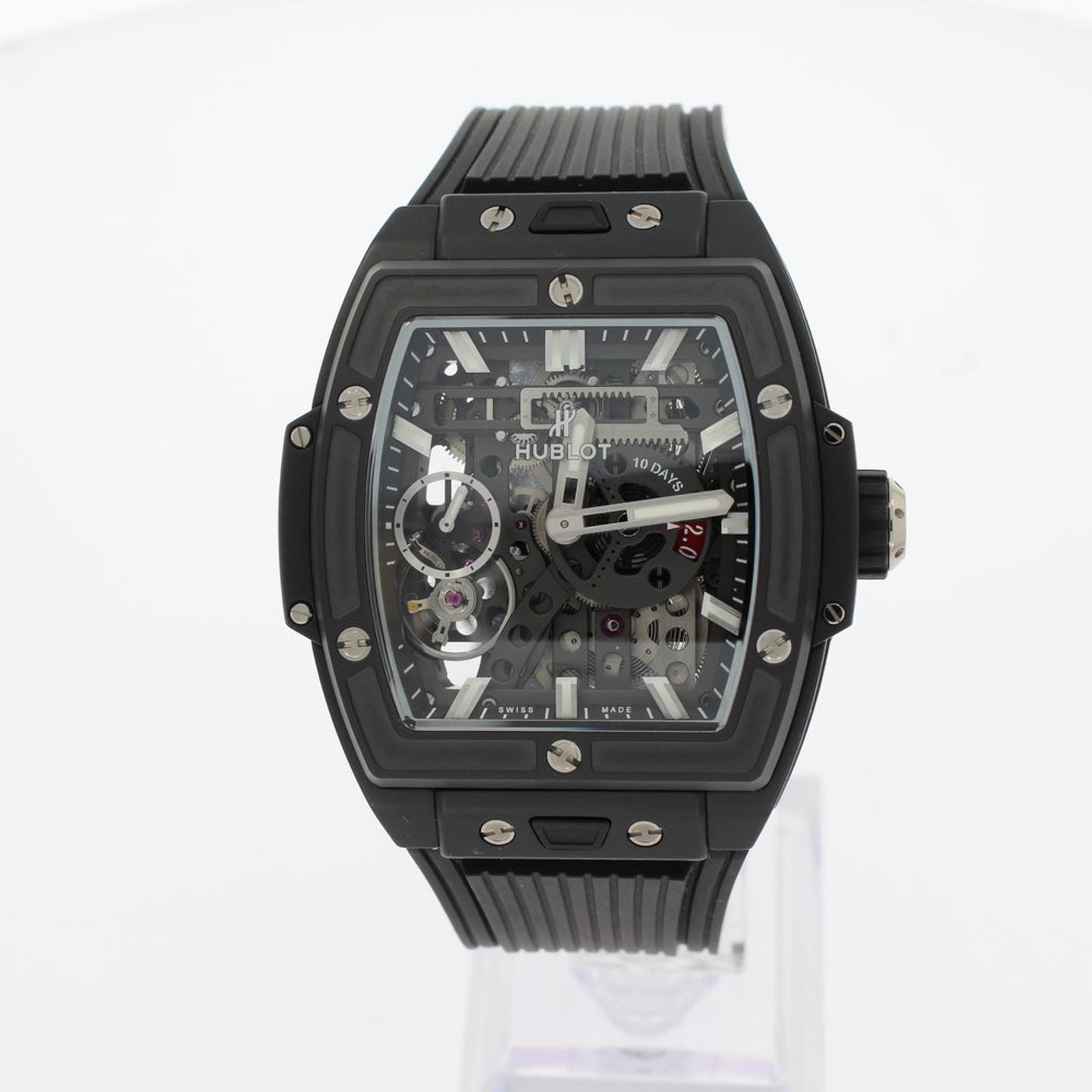 Hublot Spirit of Big Bang Meca-10 614.CI.1170.RX (2024) - Transparant wijzerplaat 45mm Keramiek (1/4)