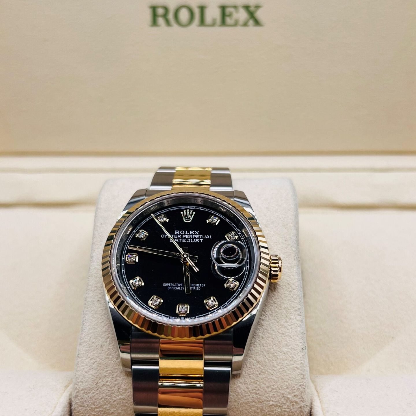Rolex Datejust 36 126233 (2022) - Black dial 36 mm Steel case (4/6)