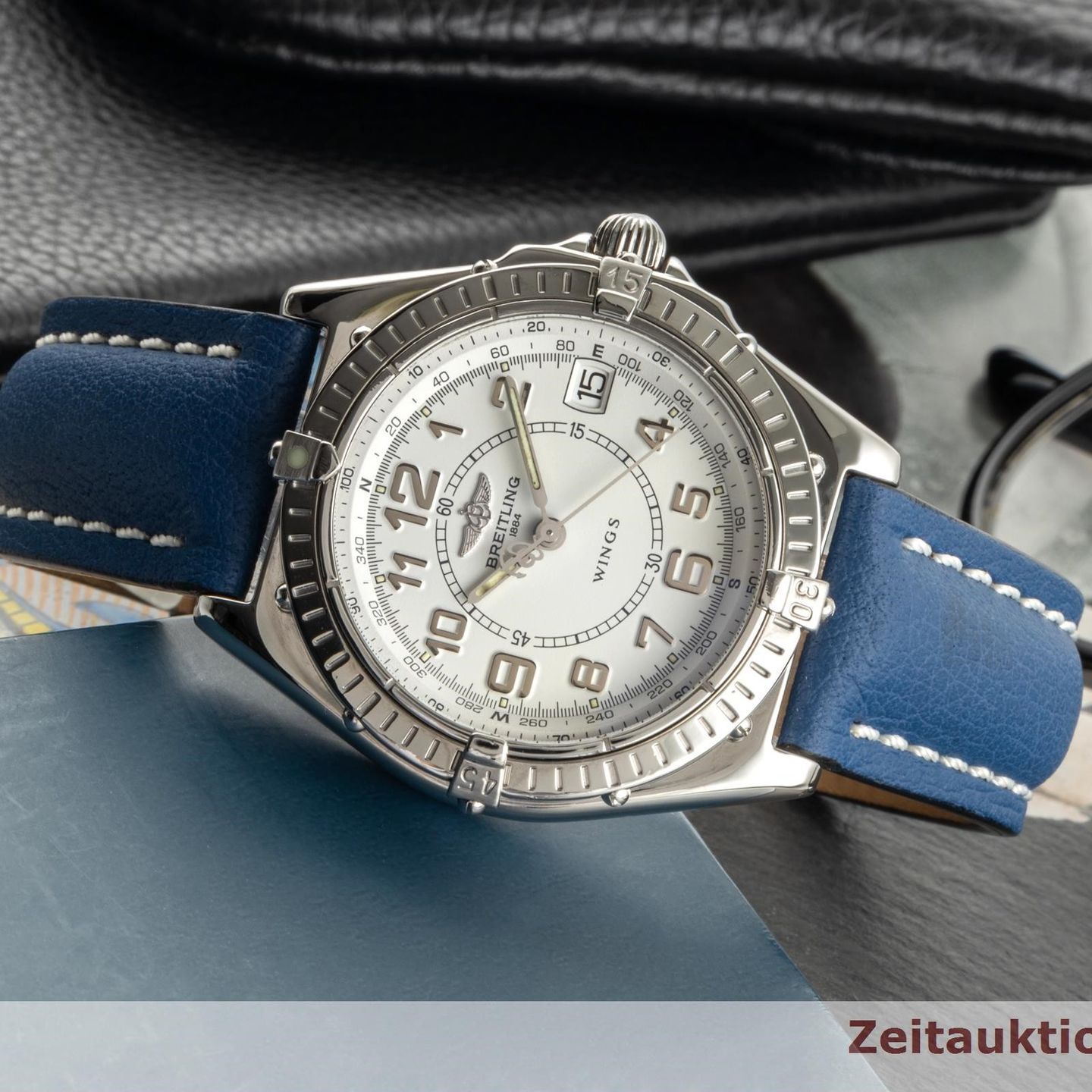 Breitling Wings Lady A66050 (1998) - Wit wijzerplaat 36mm Staal (2/8)