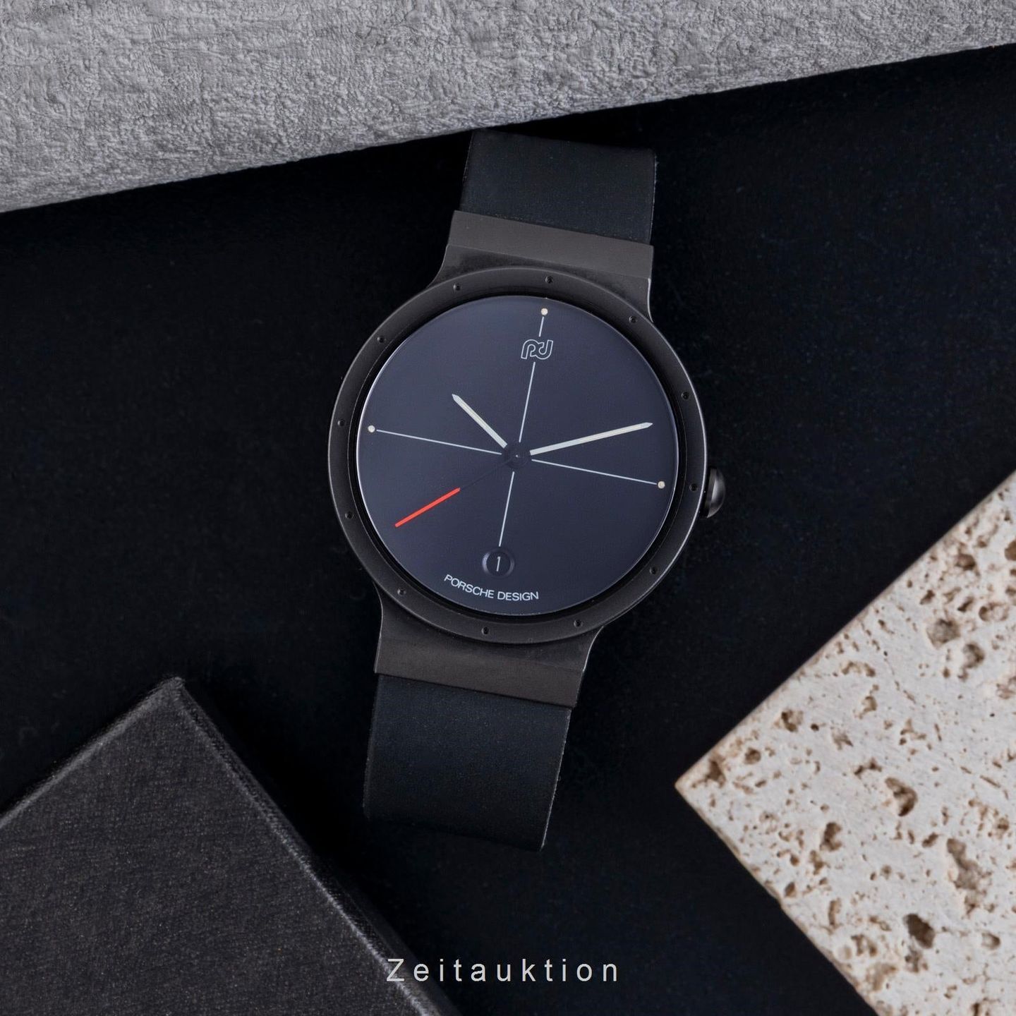 IWC Porsche Design IW3330 (1995) - Zwart wijzerplaat 32mm Titanium (3/8)