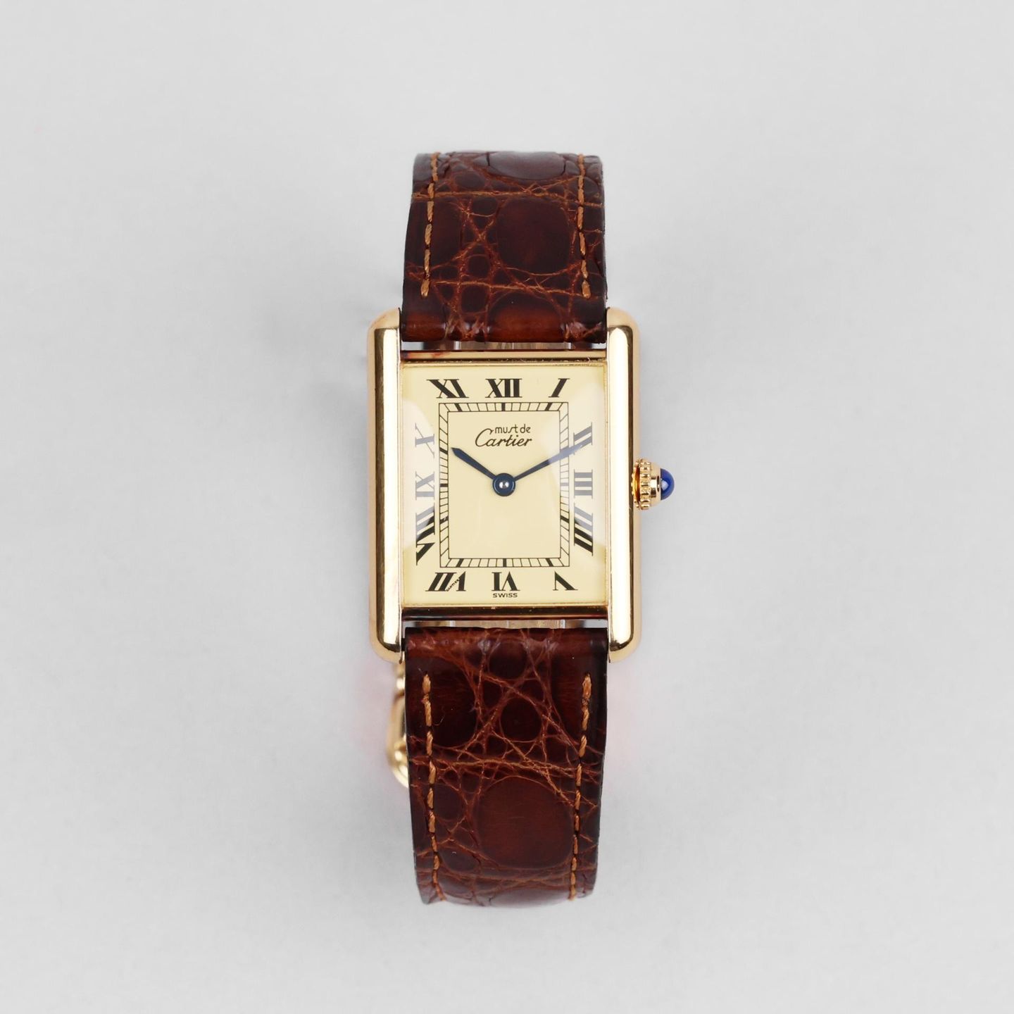 Cartier Tank 1615 (Unknown (random serial)) - 23 mm Silver case (1/3)