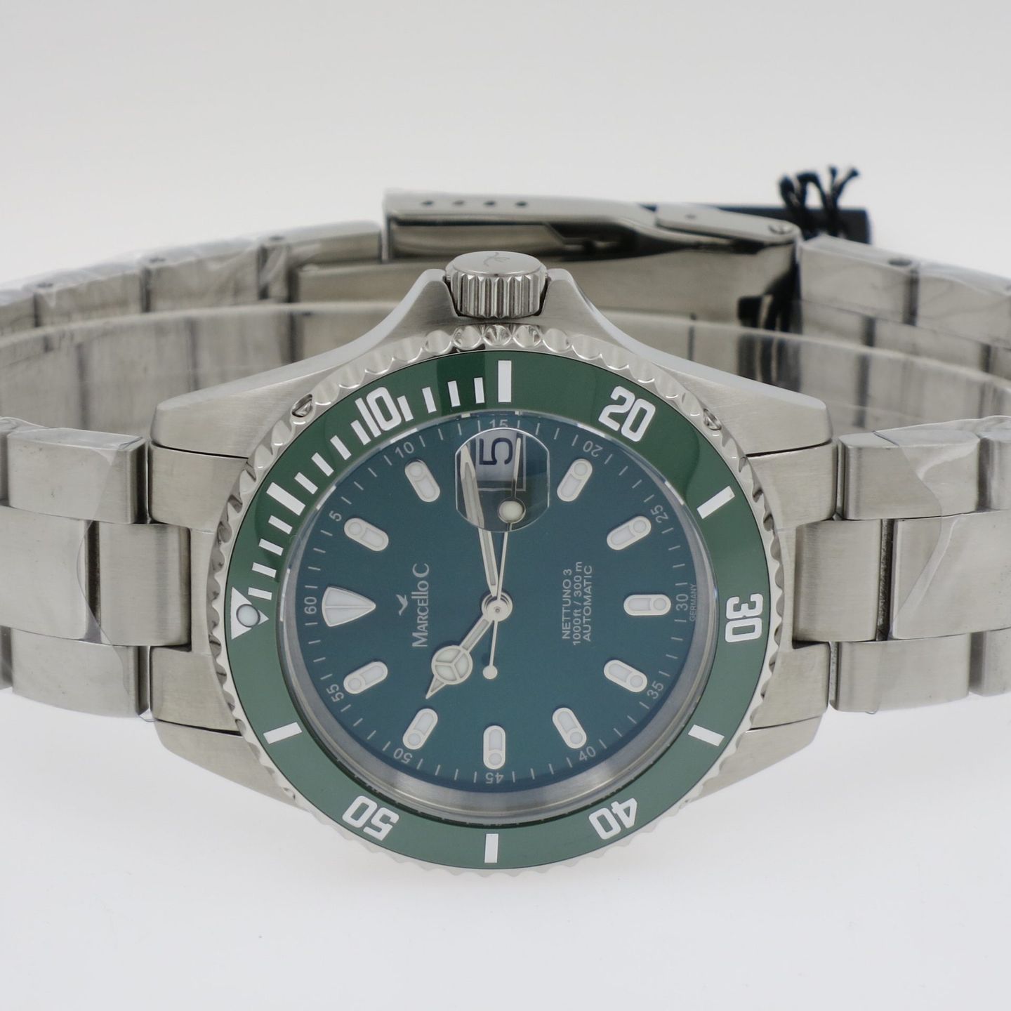 Marcello C. Nettuno 3 2028.6 (2023) - Green dial 40 mm Steel case (2/4)