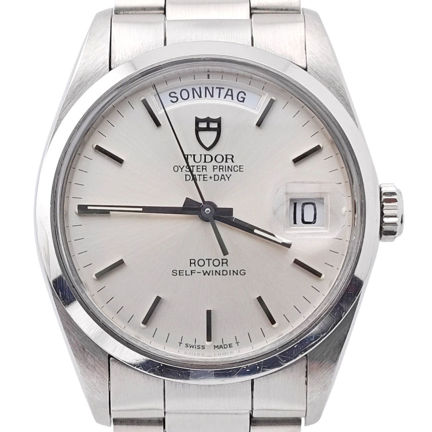 Tudor Prince Date Day 94500 (Unknown (random serial)) - Silver dial 36 mm Steel case (2/8)