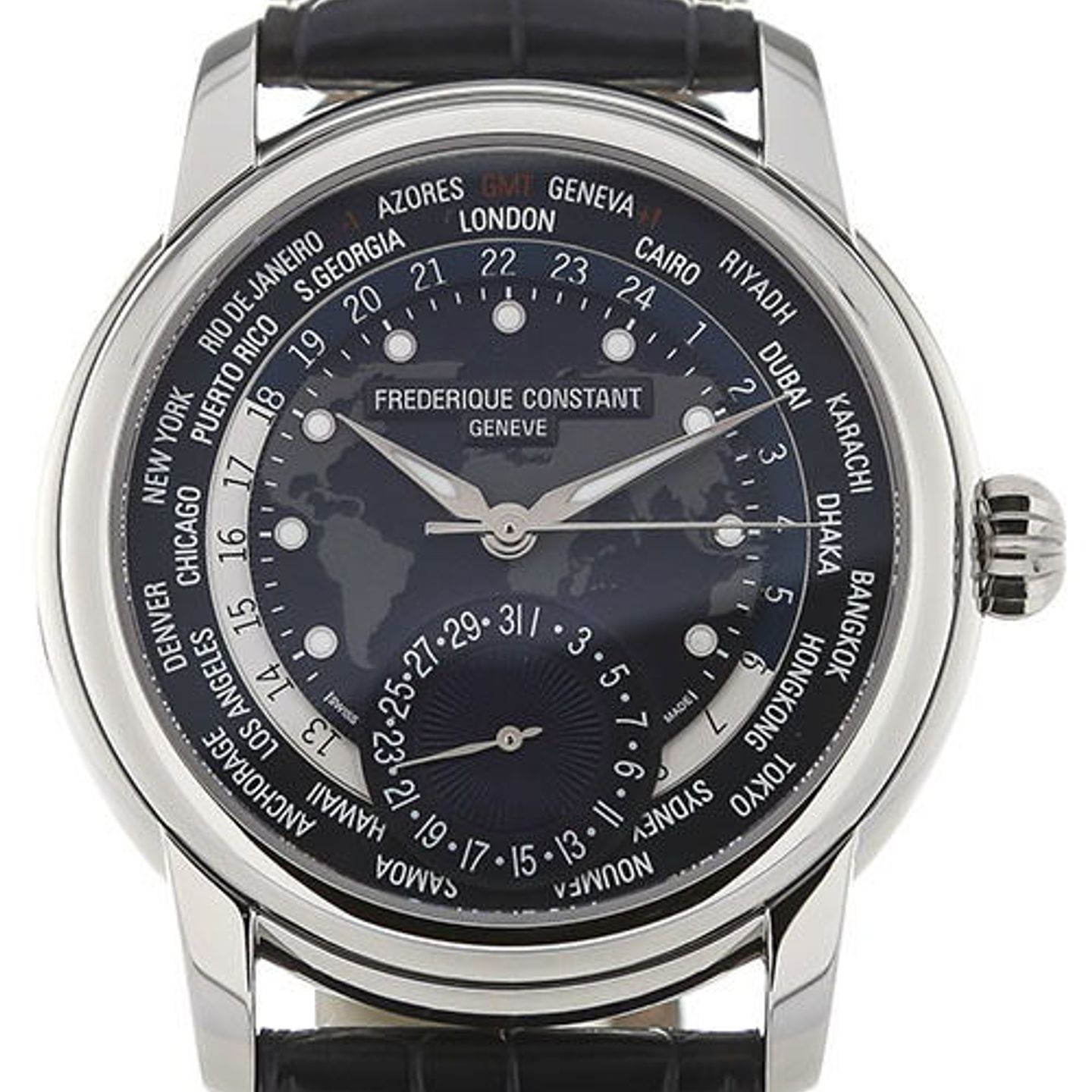 Frederique Constant Manufacture Worldtimer FC-718NWM4H6 - (1/4)