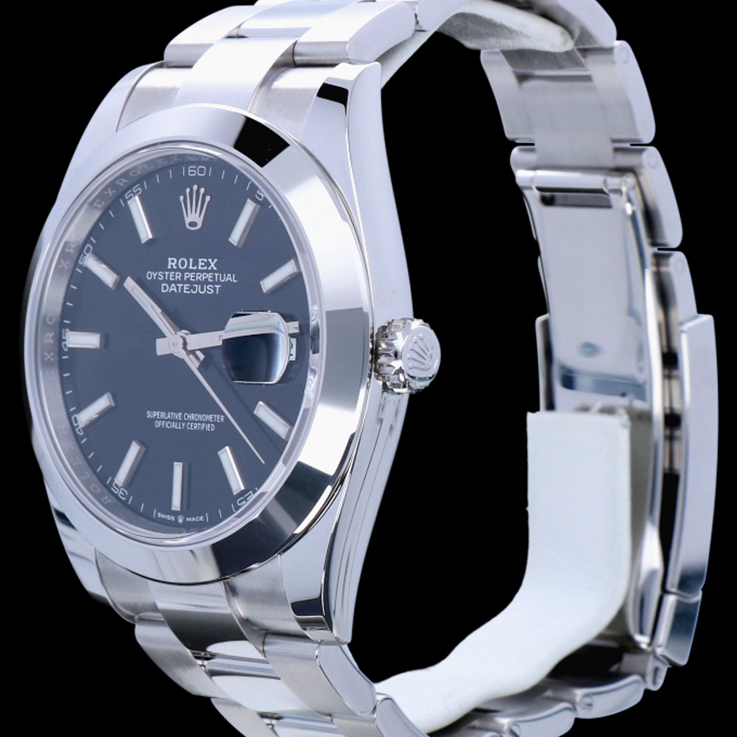 Rolex Datejust 41 126300 (2022) - Black dial 41 mm Steel case (3/8)