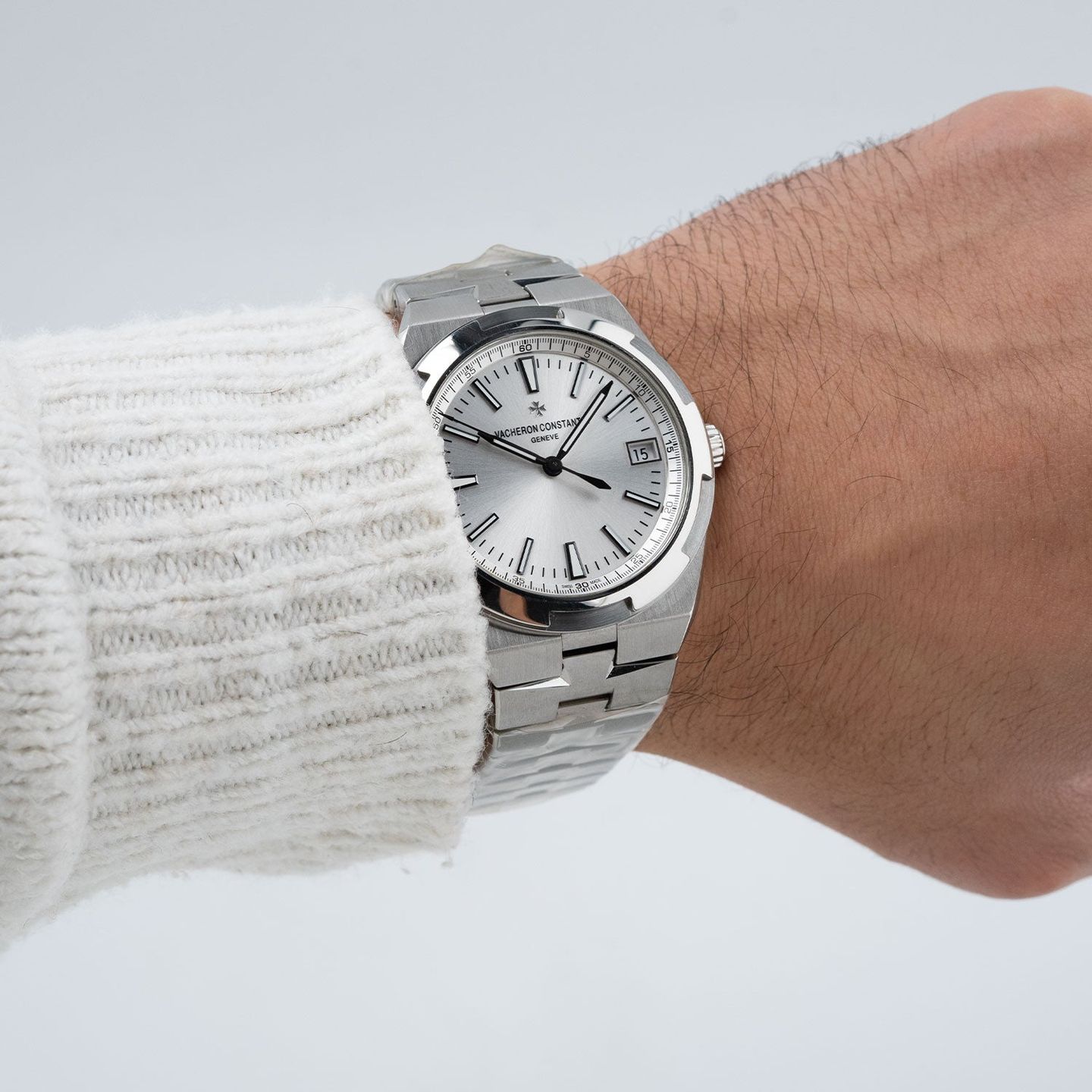 Vacheron Constantin Overseas 4500V/110A-B126 (2016) - Silver dial 42 mm Steel case (7/8)